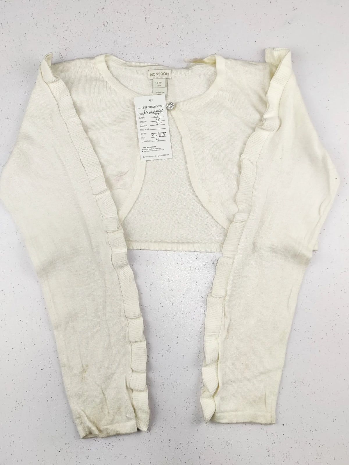 Buy online pre-used pre-loved 100% authentic & Original branded Monsoon (KWG-10045) available in Pakistan. Top international brands avilable.
