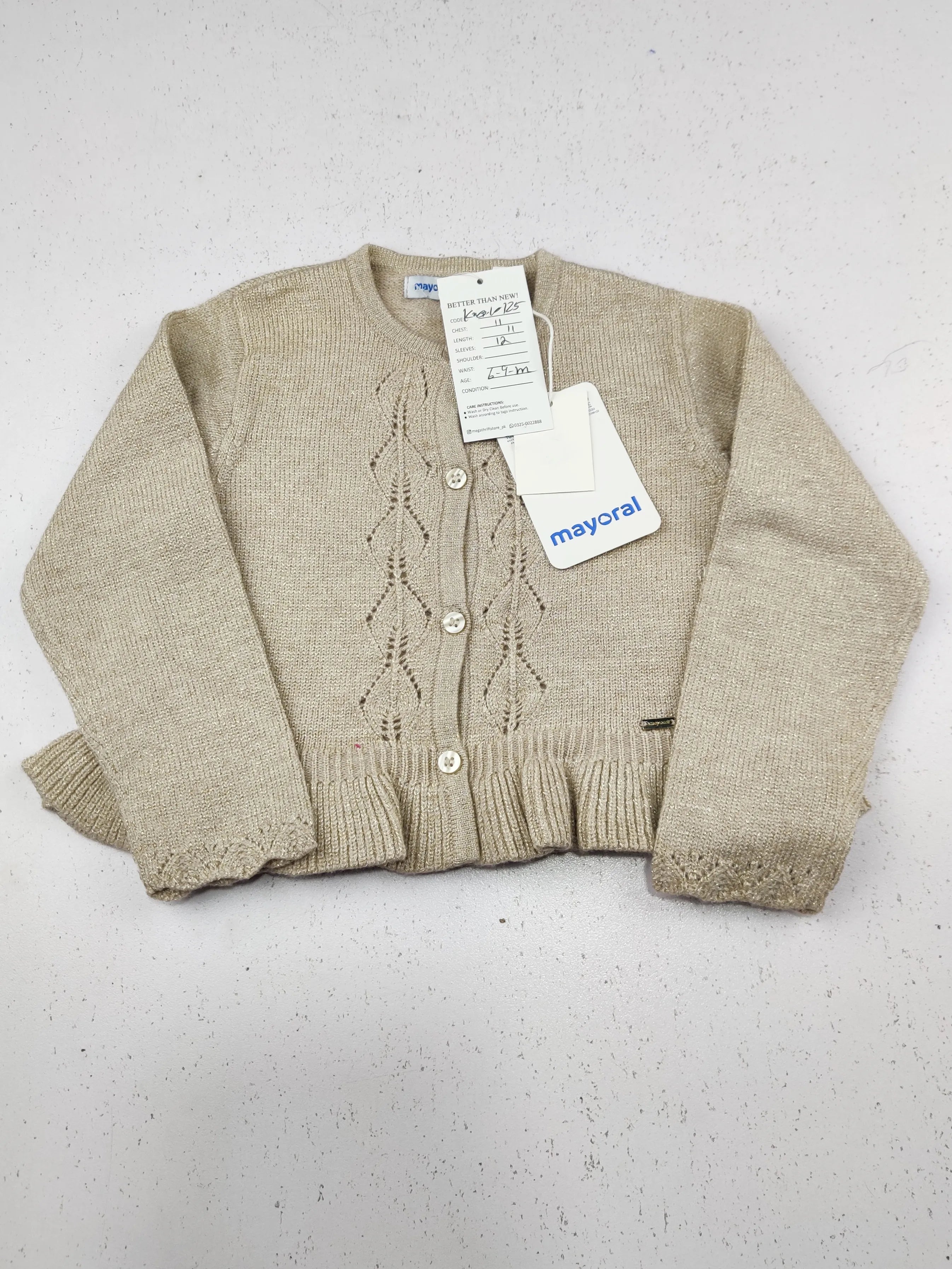 Buy online pre-used pre-loved 100% authentic & Original branded Mayoral (KWG-10125) available in Pakistan. Top international brands avilable.