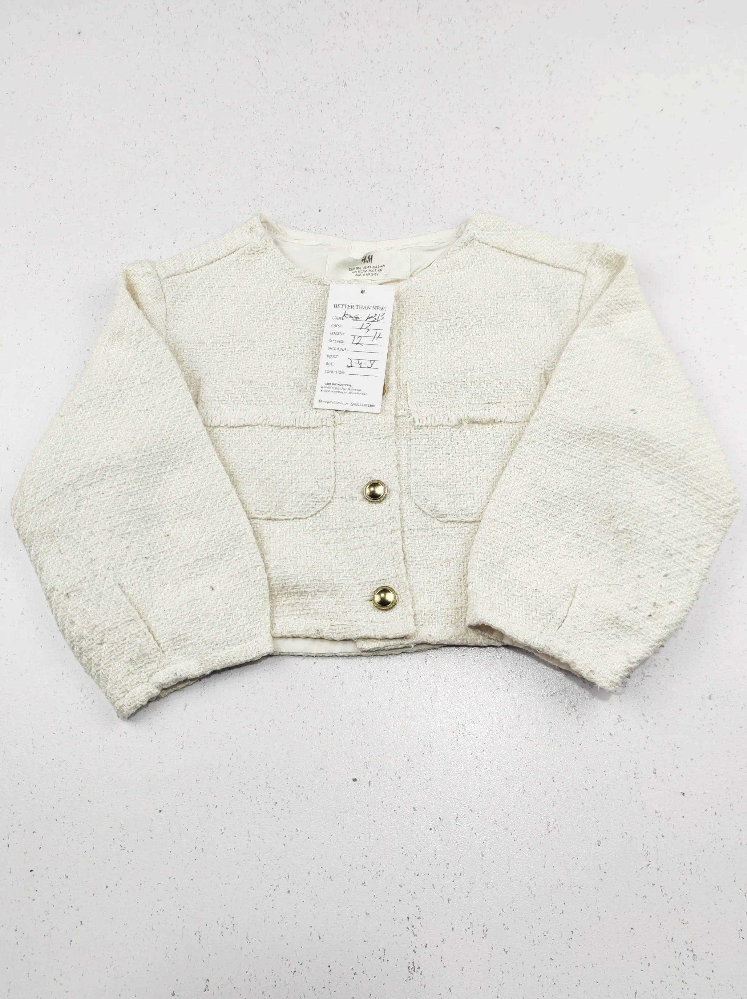 Buy online pre-used pre-loved 100% authentic & Original branded H&M (KWG-10313) available in Pakistan. Top international brands avilable.