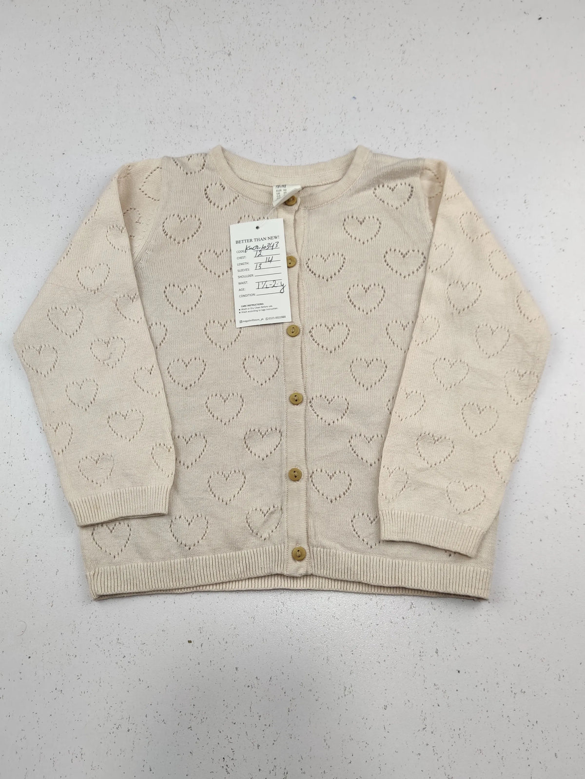 Buy online pre-used pre-loved 100% authentic & Original branded H&M (KWG-10343) available in Pakistan. Top international brands avilable.