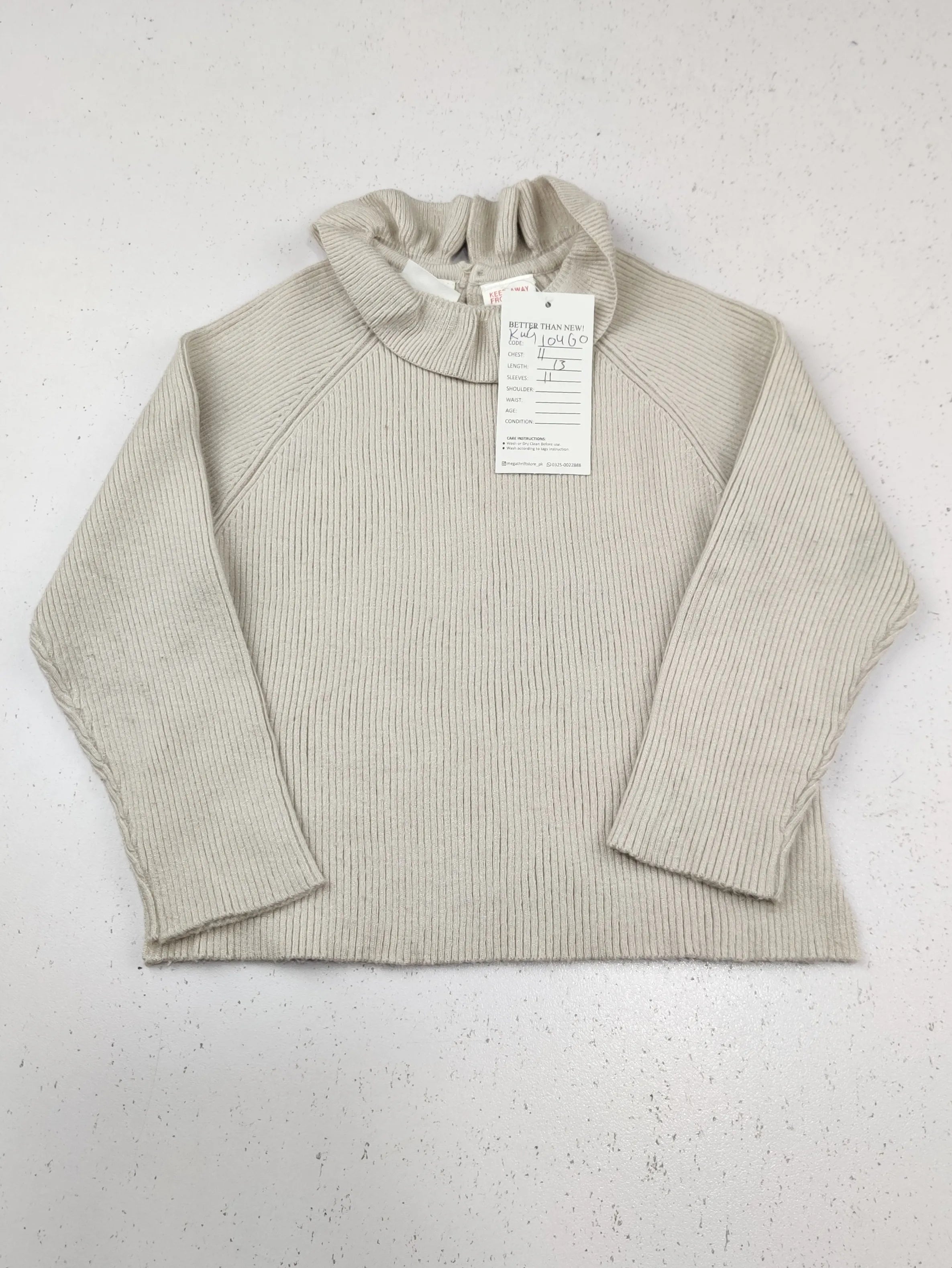 Buy online pre-used pre-loved 100% authentic & Original branded Zara (KWG-10460) available in Pakistan. Top international brands avilable.