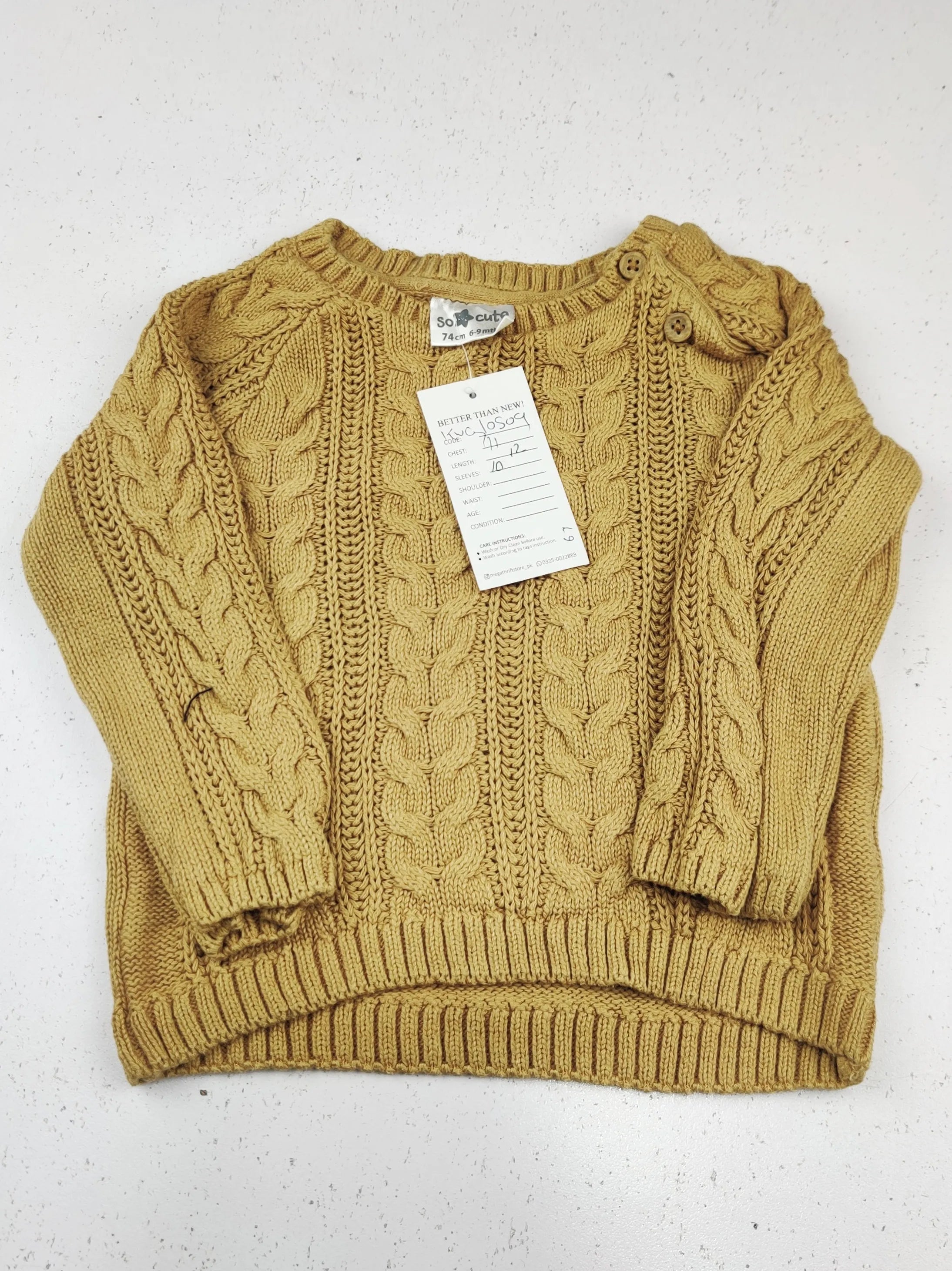 Buy online pre-used pre-loved 100% authentic & Original branded So Cute (KWG-10509) available in Pakistan. Top international brands avilable.