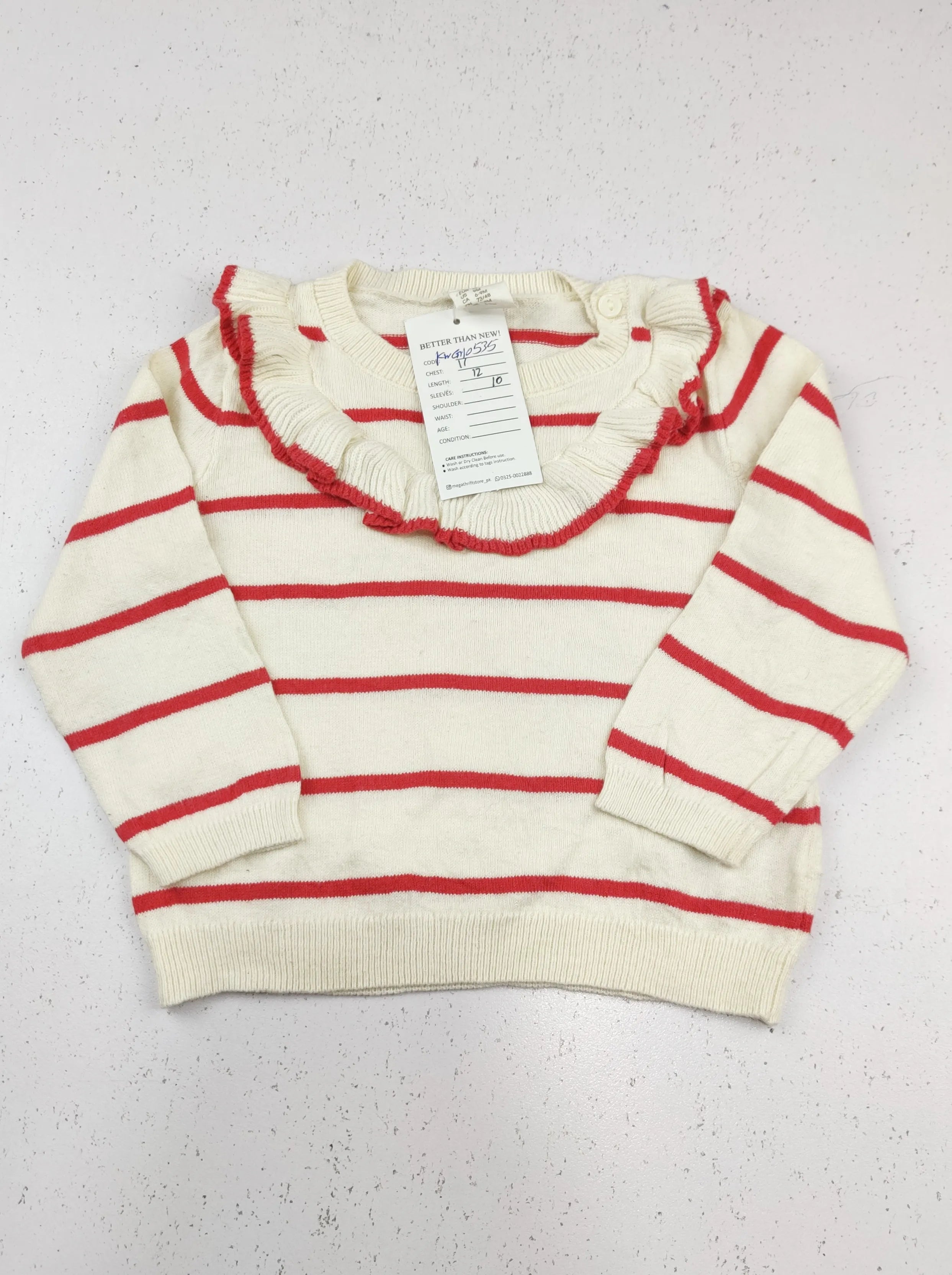 Buy online pre-used pre-loved 100% authentic & Original branded H&M (KWG-10535) available in Pakistan. Top international brands avilable.