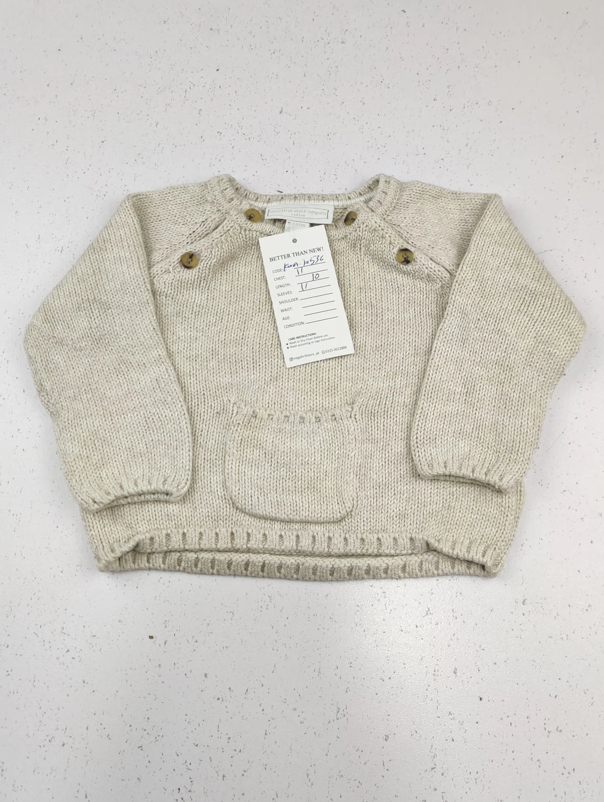 Buy online pre-used pre-loved 100% authentic & Original branded The Little White (KWG-10536) available in Pakistan. Top international brands avilable.