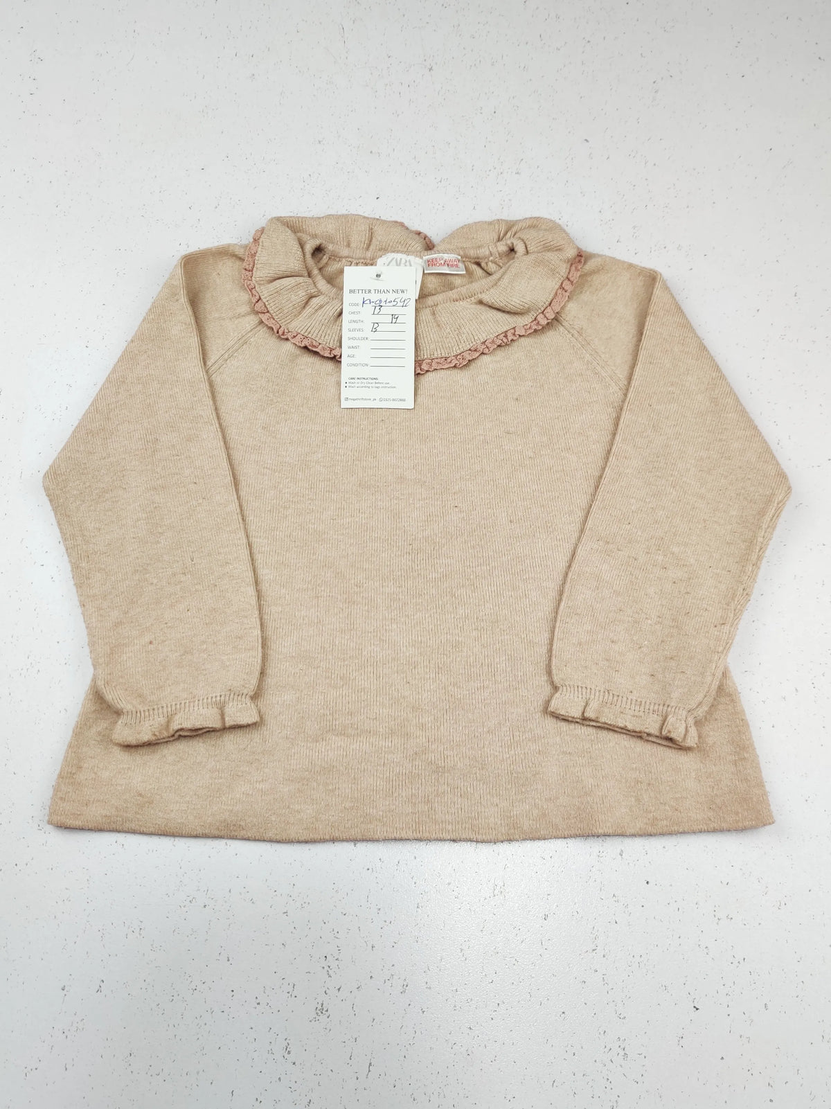 Buy online pre-used pre-loved 100% authentic & Original branded Zara (KWG-10542) available in Pakistan. Top international brands avilable.