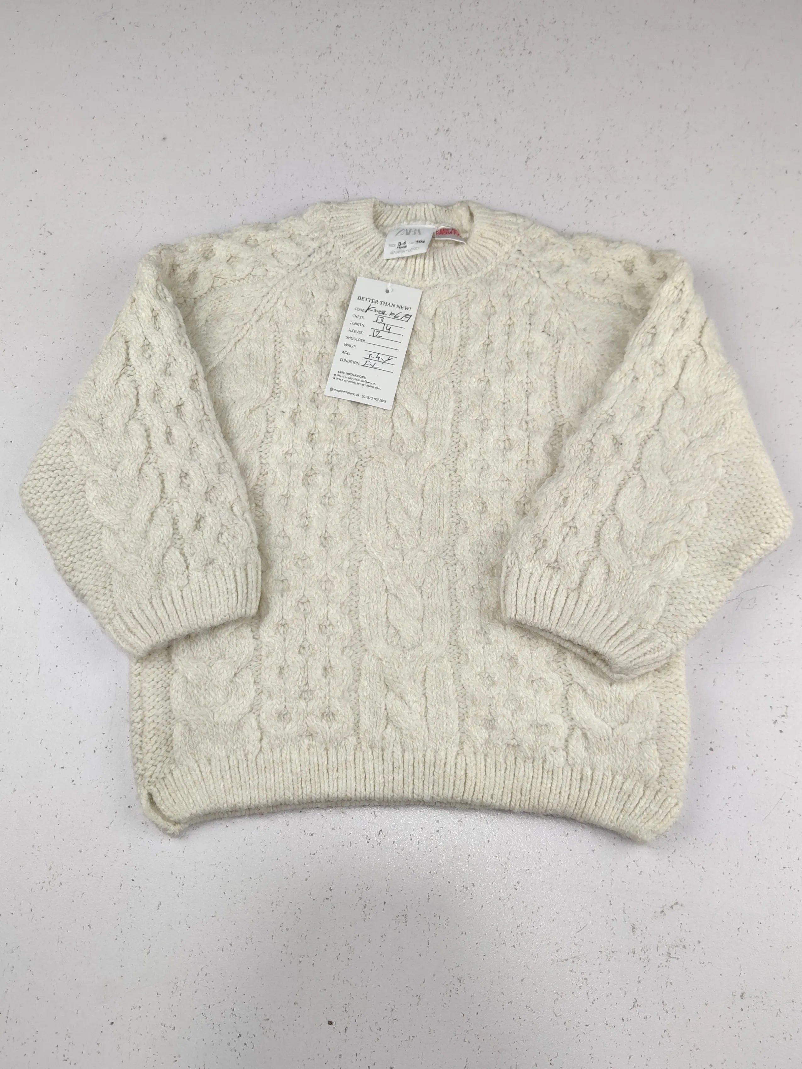 Buy online pre-used pre-loved 100% authentic & Original branded Zara (KWG-10679) available in Pakistan. Top international brands avilable.