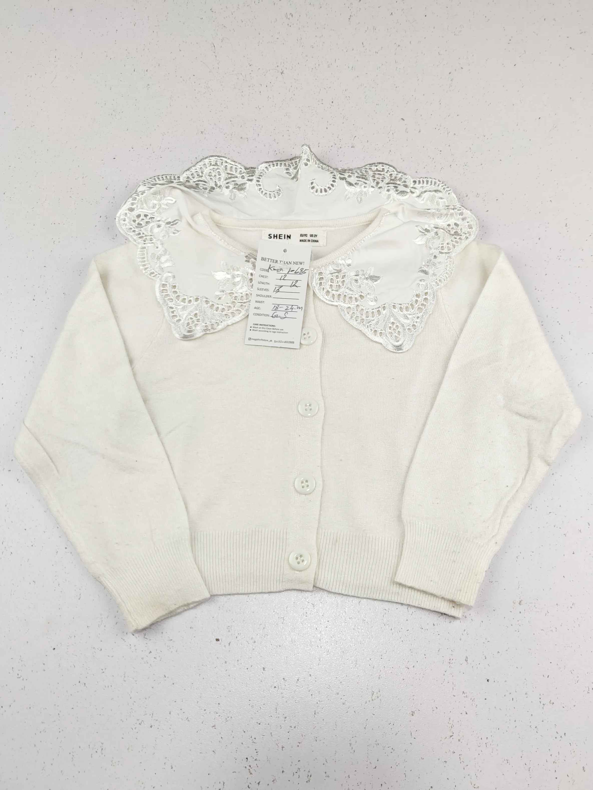 Buy online pre-used pre-loved 100% authentic & Original branded Shein (KWG-10685) available in Pakistan. Top international brands avilable.
