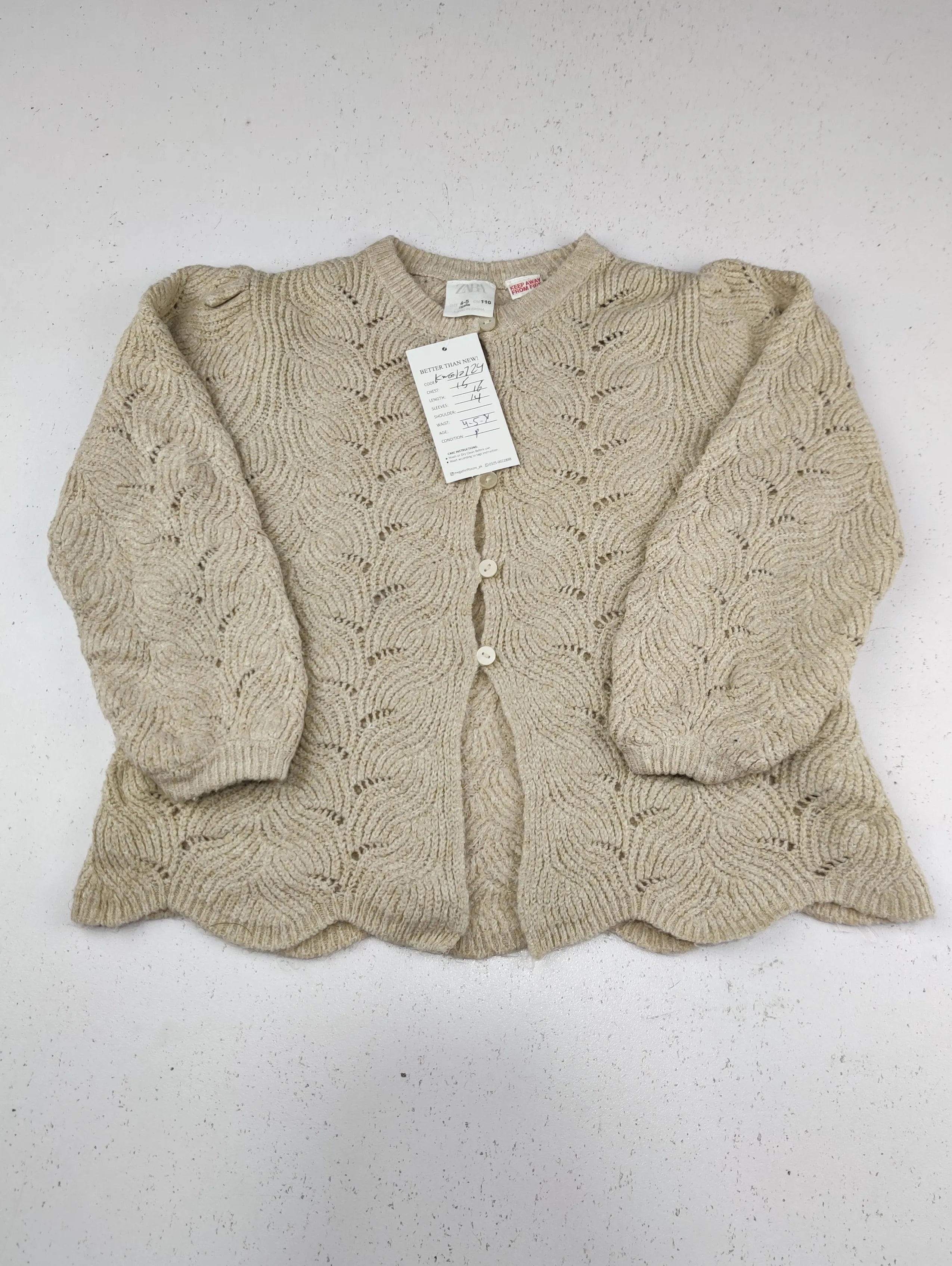 Buy online pre-used pre-loved 100% authentic & Original branded Zara (KWG-10724) available in Pakistan. Top international brands avilable.