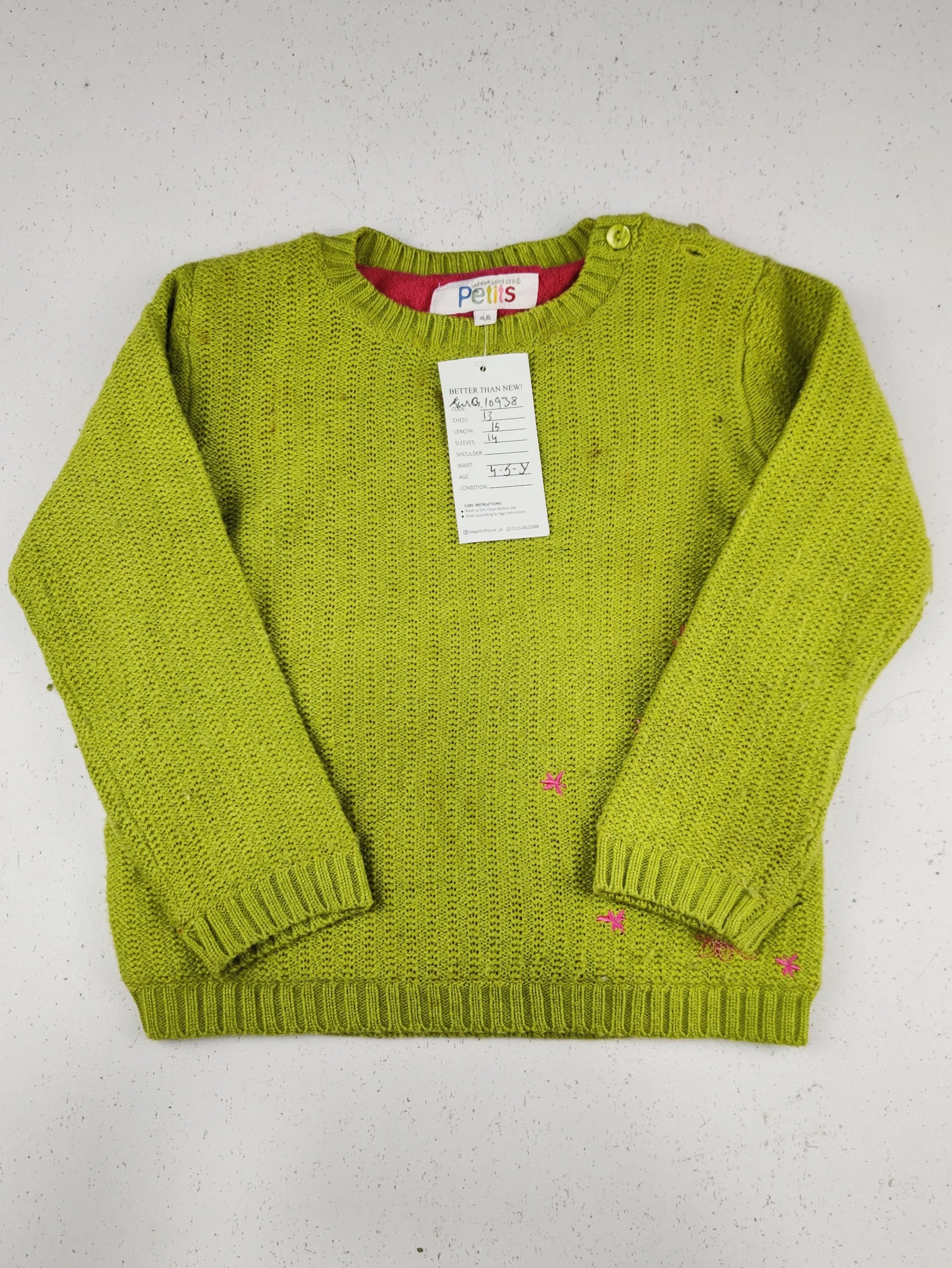 Buy online pre-used pre-loved 100% authentic & Original branded Petits (KWG-10938) available in Pakistan. Top international brands avilable.