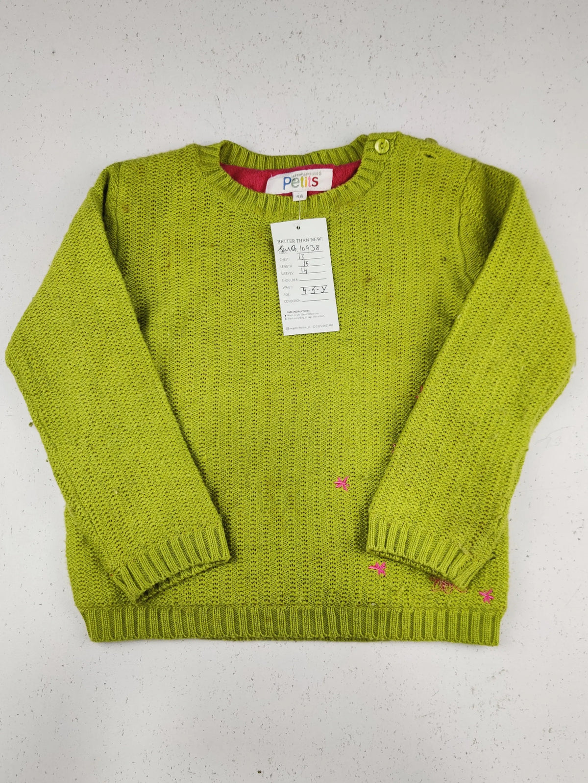 Buy online pre-used pre-loved 100% authentic & Original branded Petits (KWG-10938) available in Pakistan. Top international brands avilable.