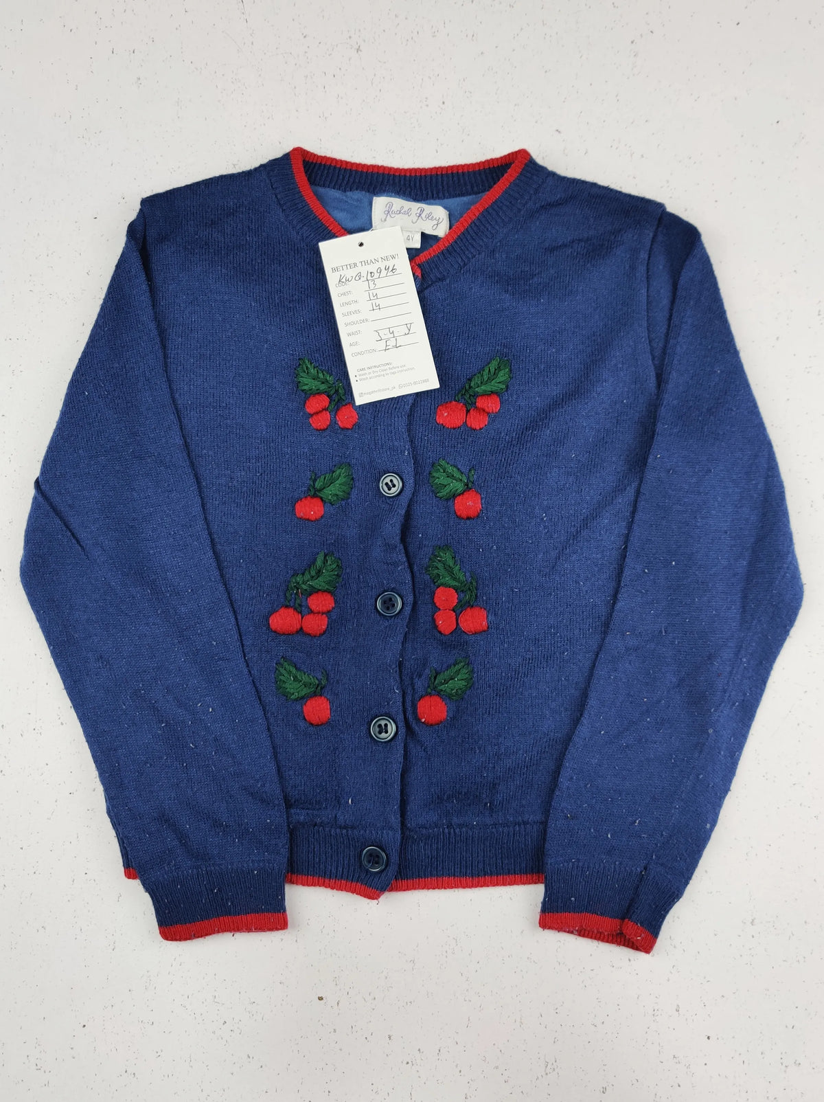 Buy online pre-used pre-loved 100% authentic & Original branded Rachel Riley (KWG-10946) available in Pakistan. Top international brands avilable.