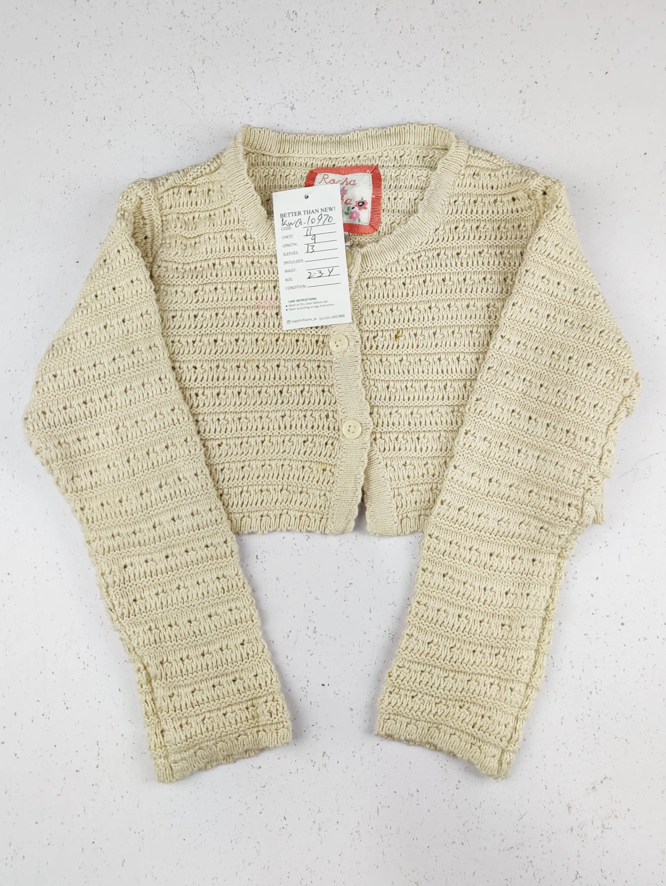 Buy online pre-used pre-loved 100% authentic & Original branded Rocha Little Rocha (KWG-10970) available in Pakistan. Top international brands avilable.