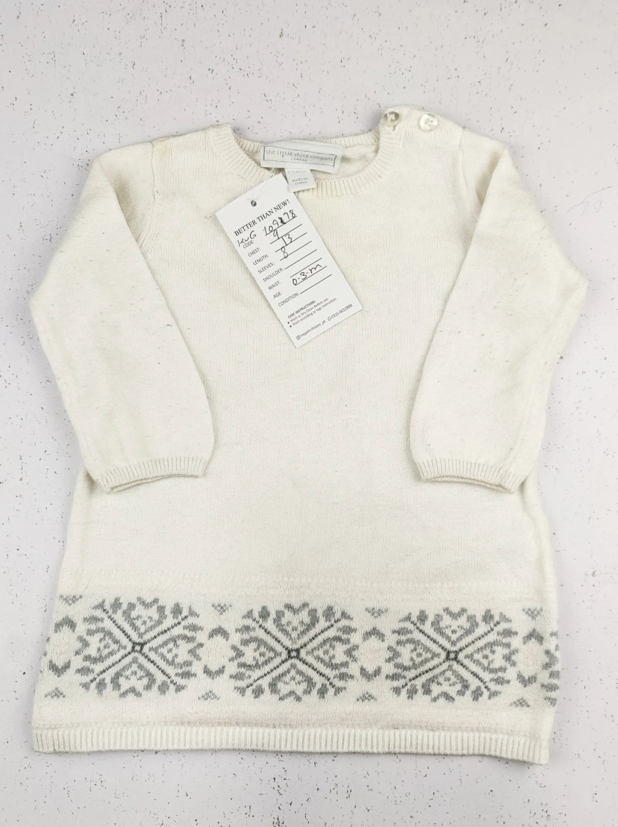 Buy online pre-used pre-loved 100% authentic & Original branded The Little White Company (KWG-10978) available in Pakistan. Top international brands avilable.