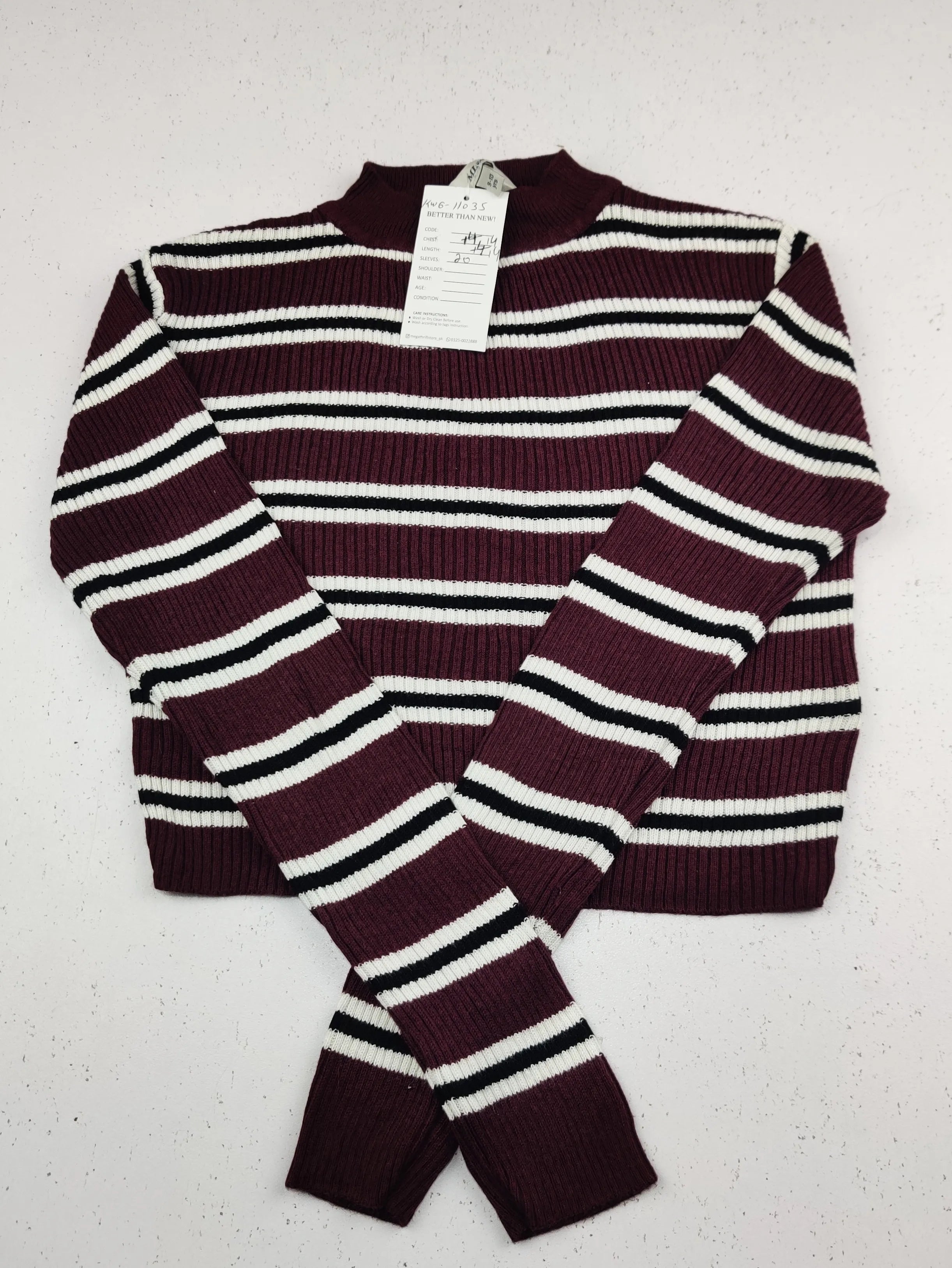 Buy online pre-used pre-loved 100% authentic & Original branded Miss (KWG-11035) available in Pakistan. Top international brands avilable.
