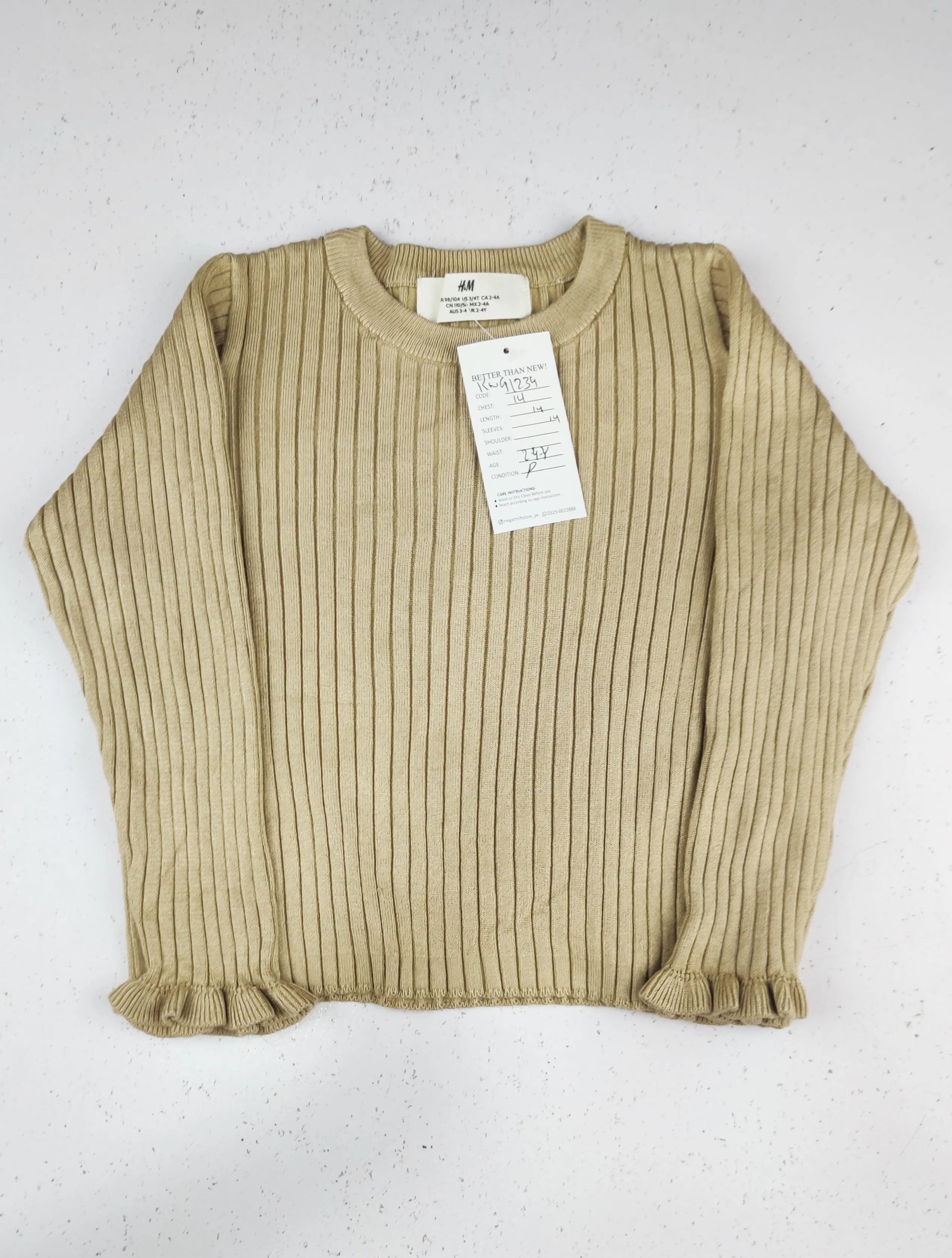 Buy online pre-used pre-loved 100% authentic & Original branded H&M (KWG-11234) available in Pakistan. Top international brands avilable.
