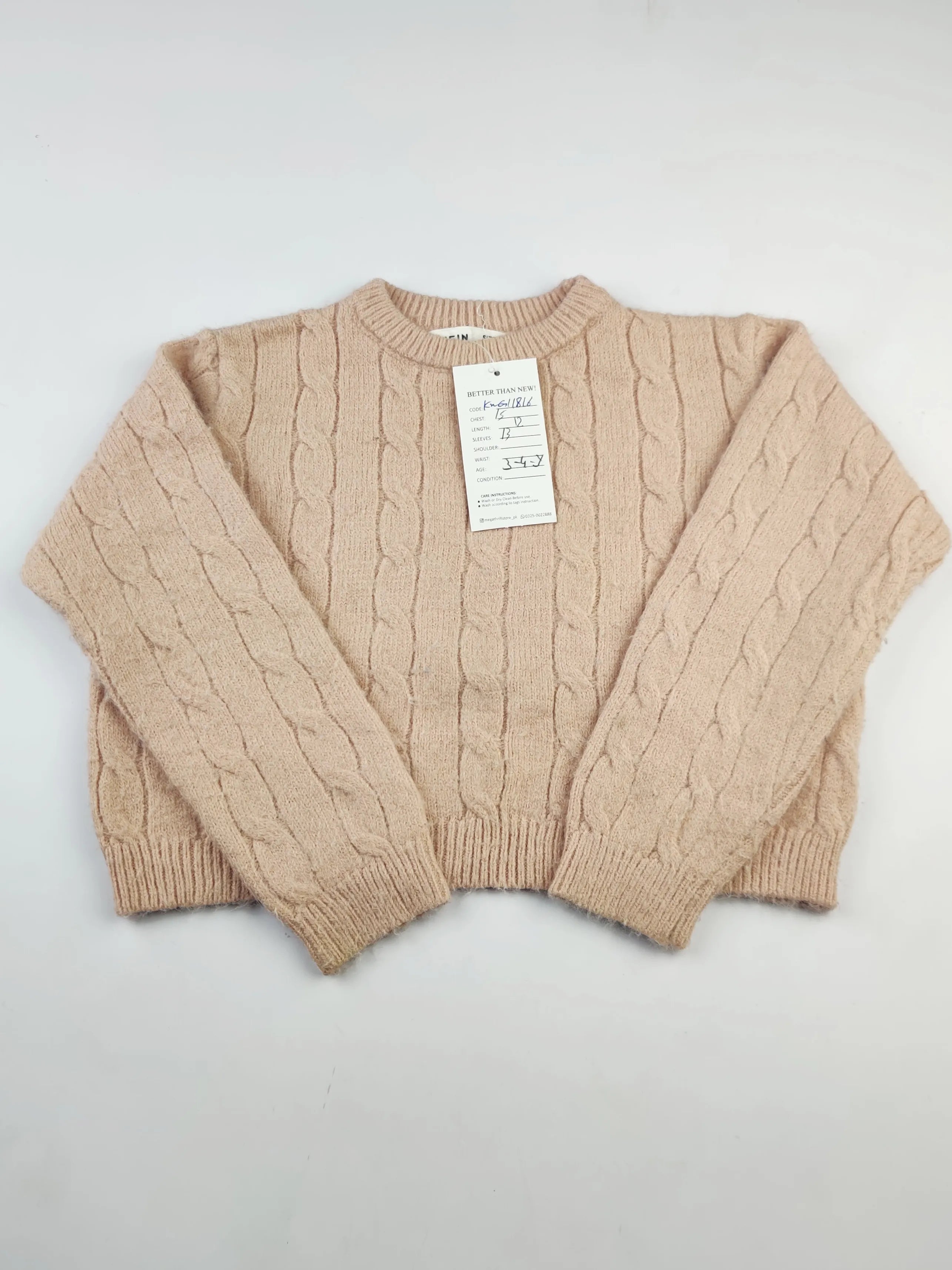 Buy online pre-used pre-loved 100% authentic & Original branded Shein (KWG-11816) available in Pakistan. Top international brands avilable.
