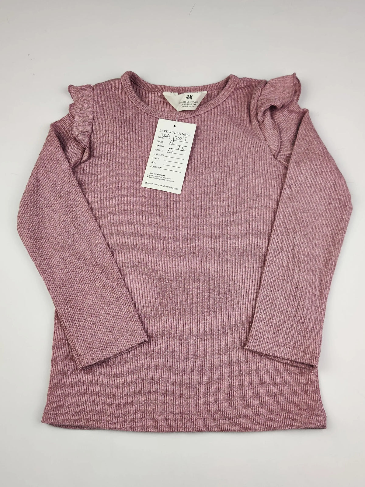 Buy online pre-used pre-loved 100% authentic & Original branded H&M (KWG-12007) available in Pakistan. Top international brands avilable.
