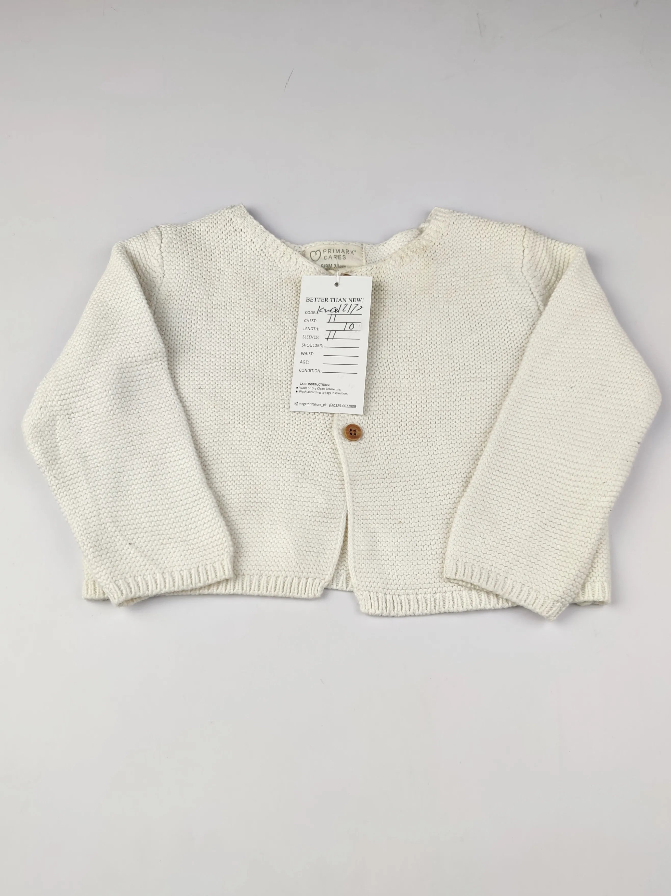 Buy online pre-used pre-loved 100% authentic & Original branded Primark (KWG-12170) available in Pakistan. Top international brands avilable.