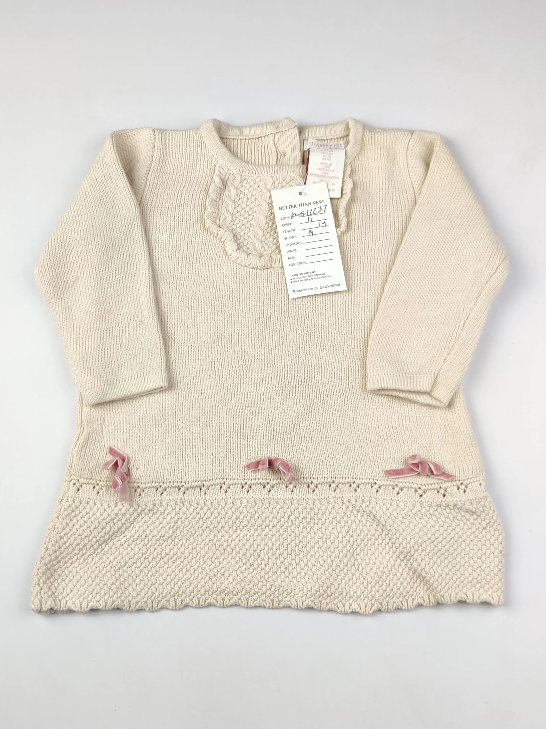 Buy online pre-used pre-loved 100% authentic & Original branded Shabby Chic (KWG-12237) available in Pakistan. Top international brands avilable.