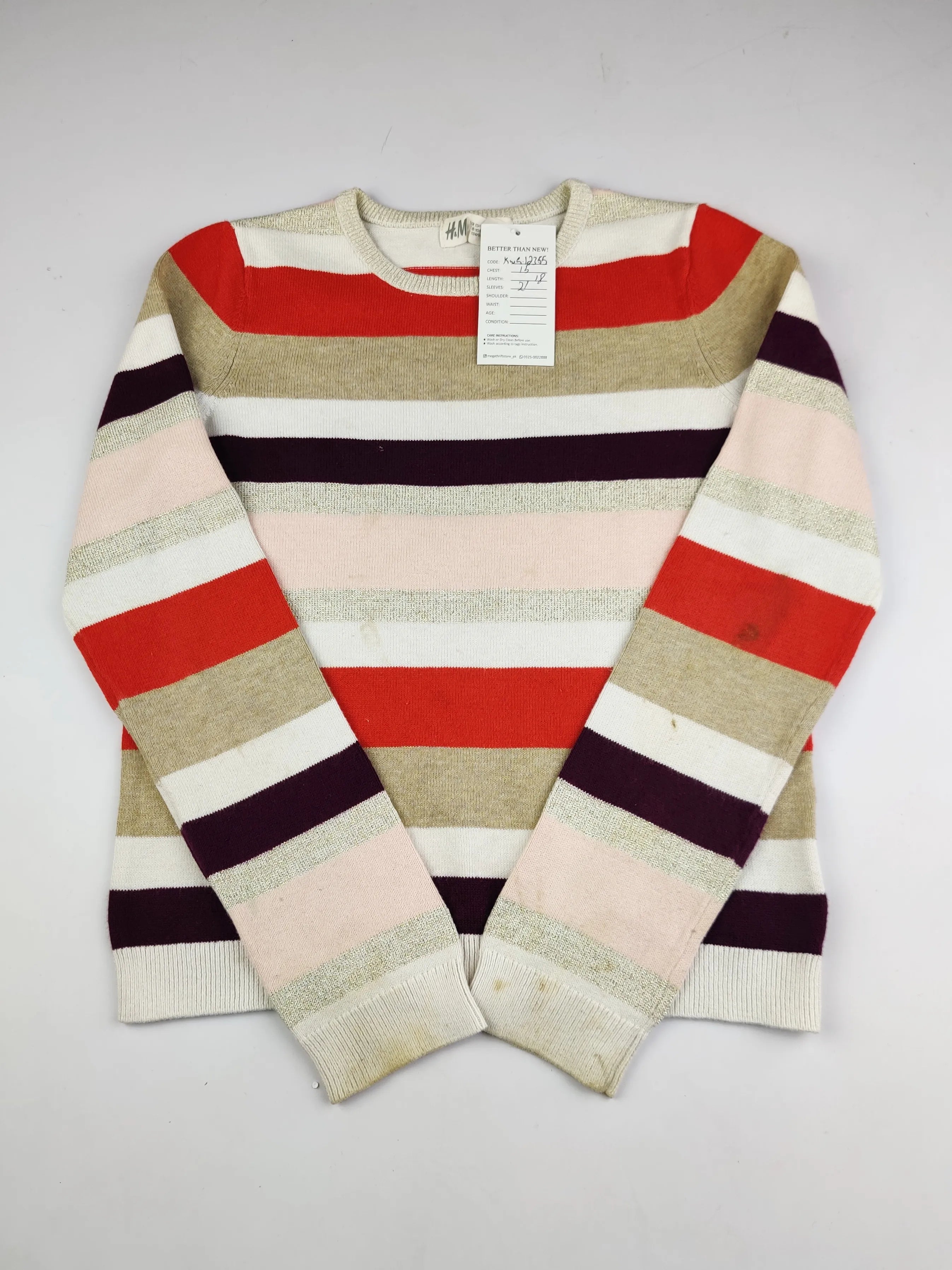 Buy online pre-used pre-loved 100% authentic & Original branded H&M (KWG-12355) available in Pakistan. Top international brands avilable.