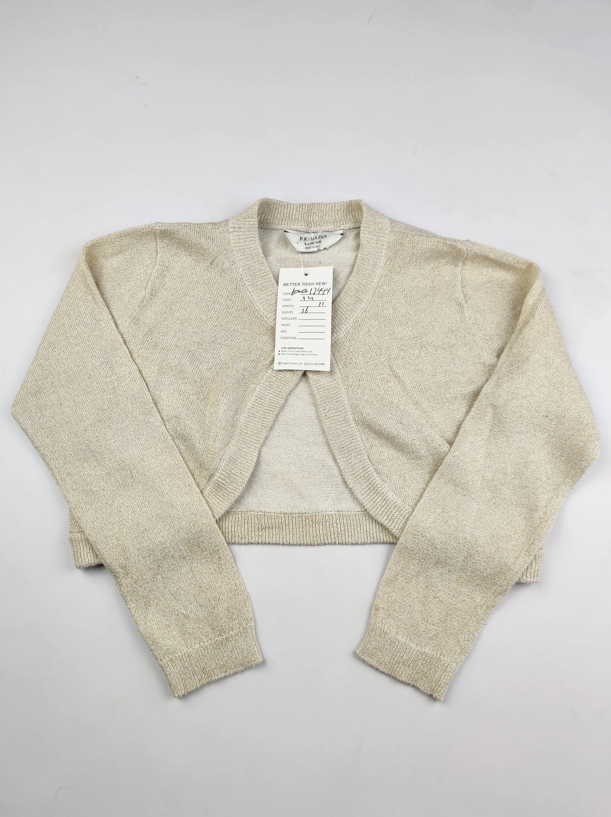 Buy online pre-used pre-loved 100% authentic & Original branded Primark (KWG-12444) available in Pakistan. Top international brands avilable.