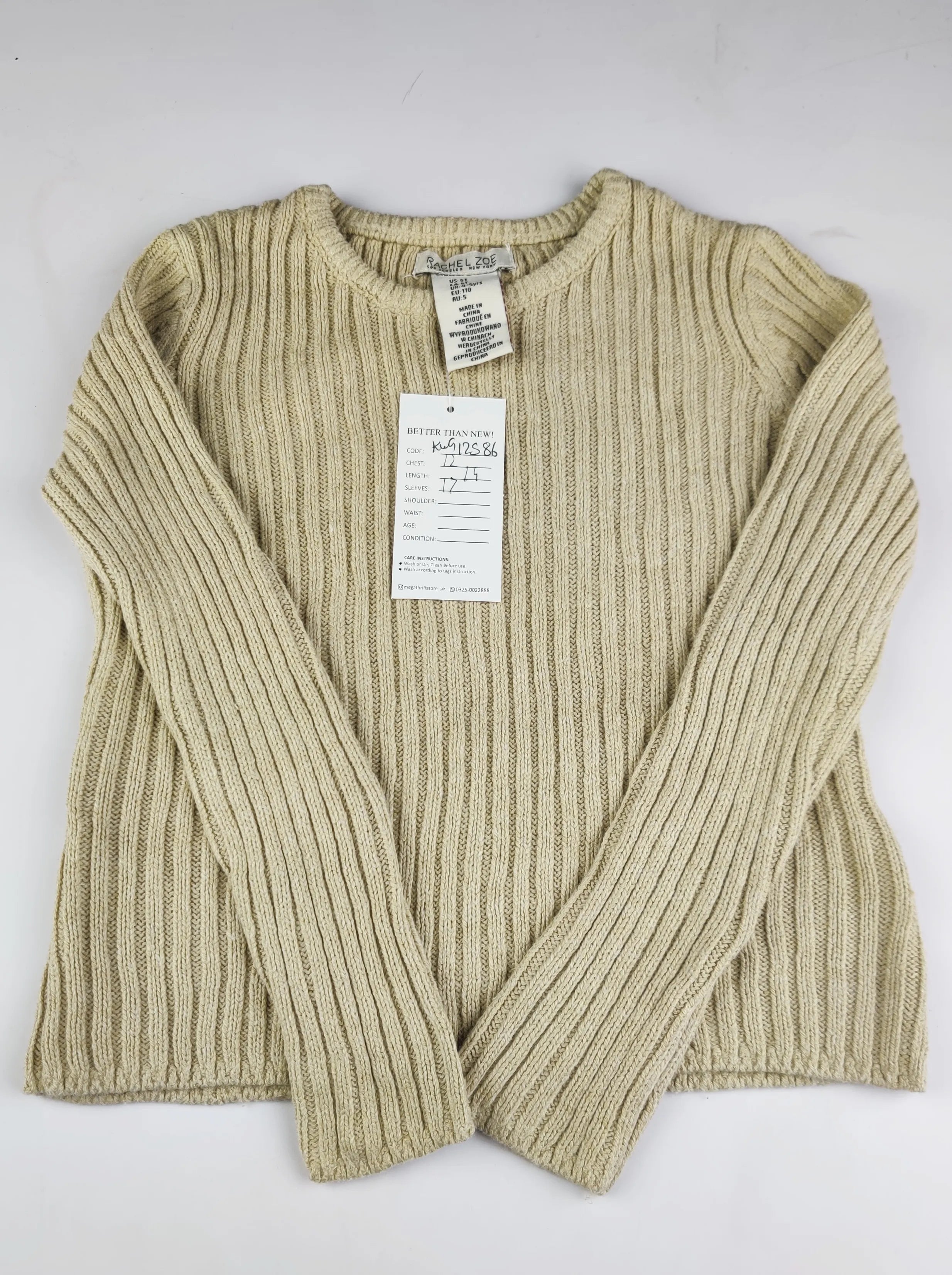 Buy online pre-used pre-loved 100% authentic & Original branded Rachel Zoe (KWG-12586) available in Pakistan. Top international brands avilable.