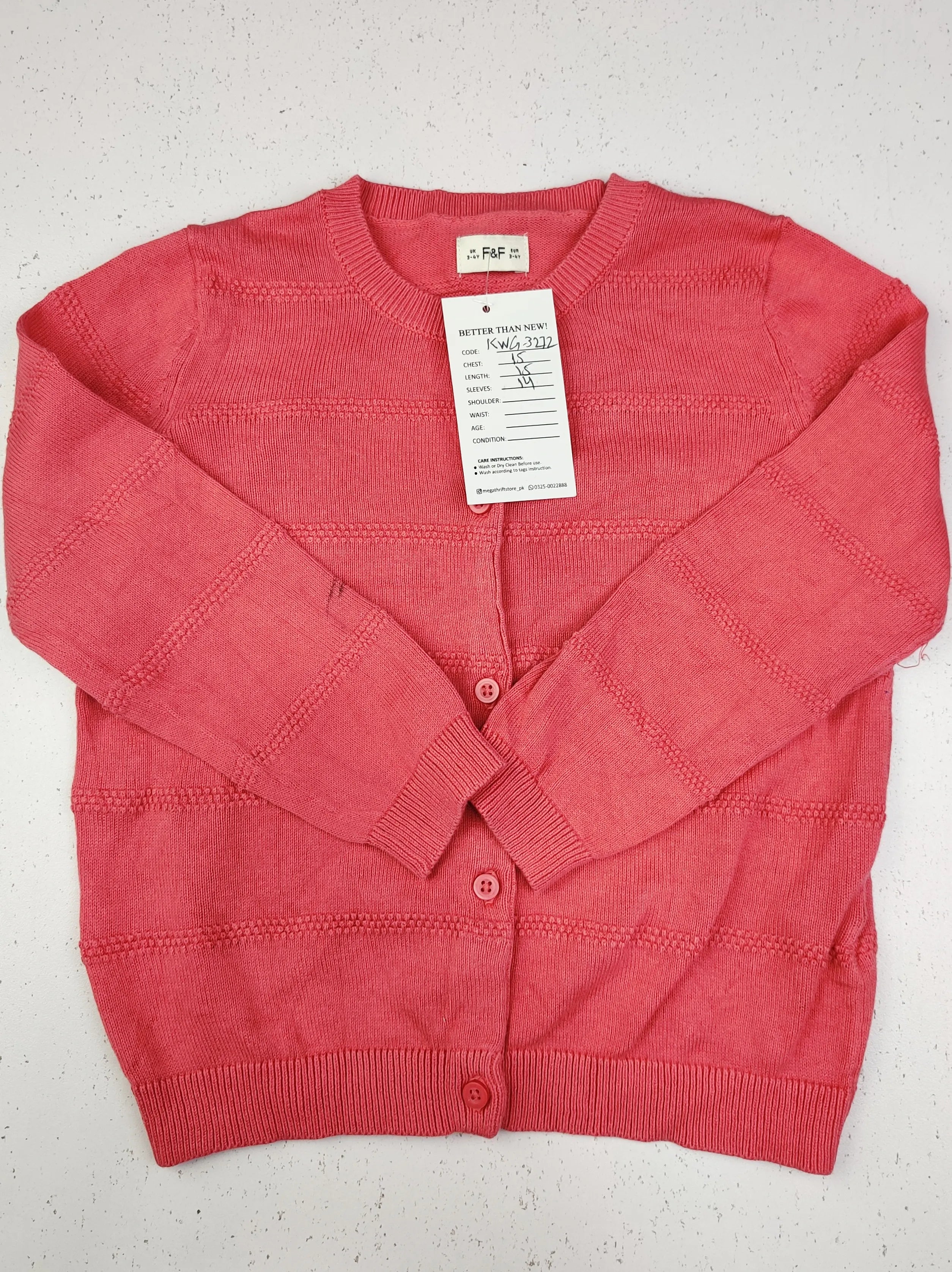 Buy online pre-used pre-loved 100% authentic & Original branded F&F (KWG-3272) available in Pakistan. Top international brands avilable.