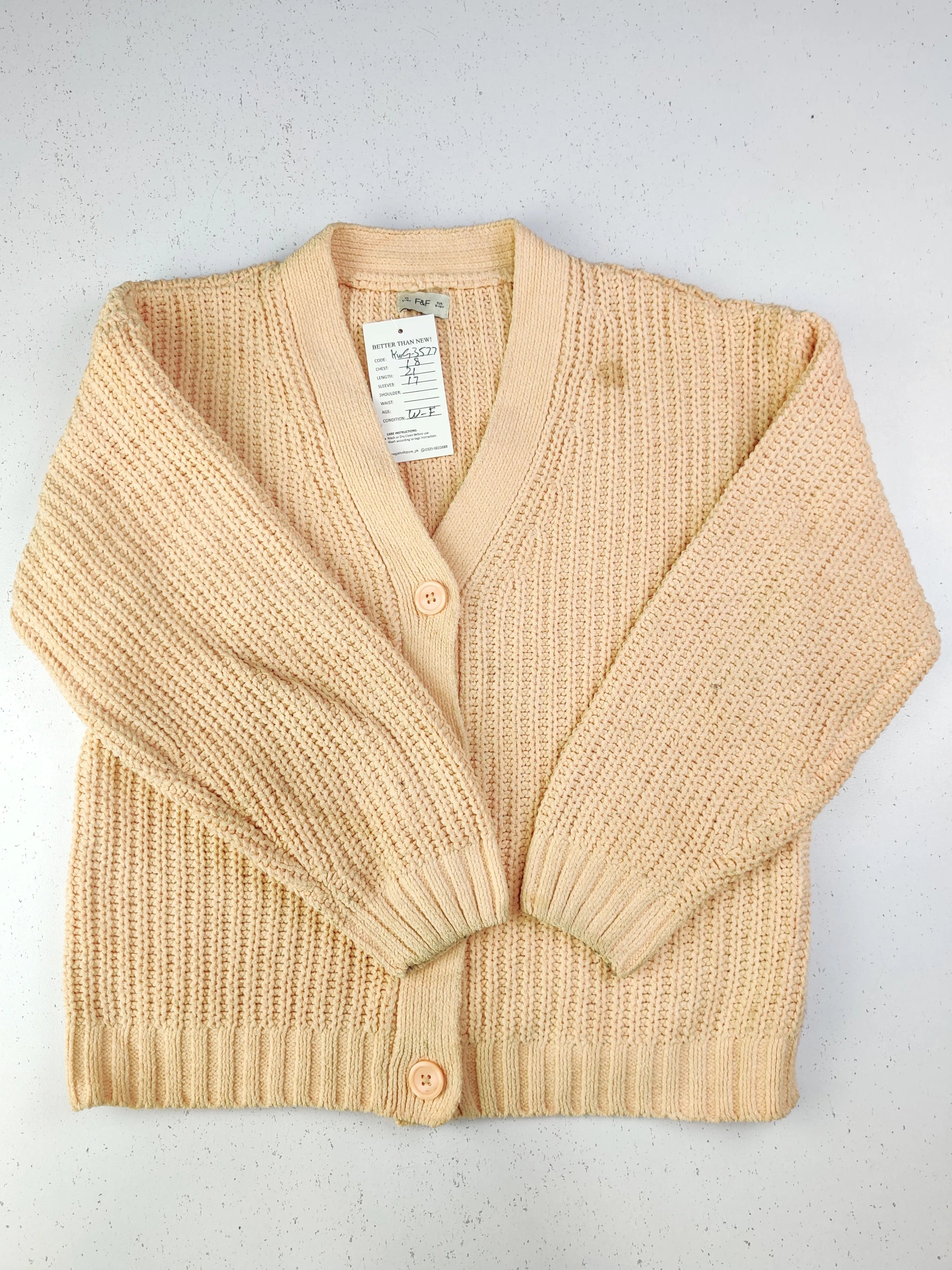 Buy online pre-used pre-loved 100% authentic & Original branded F&F (KWG-3577) available in Pakistan. Top international brands avilable.
