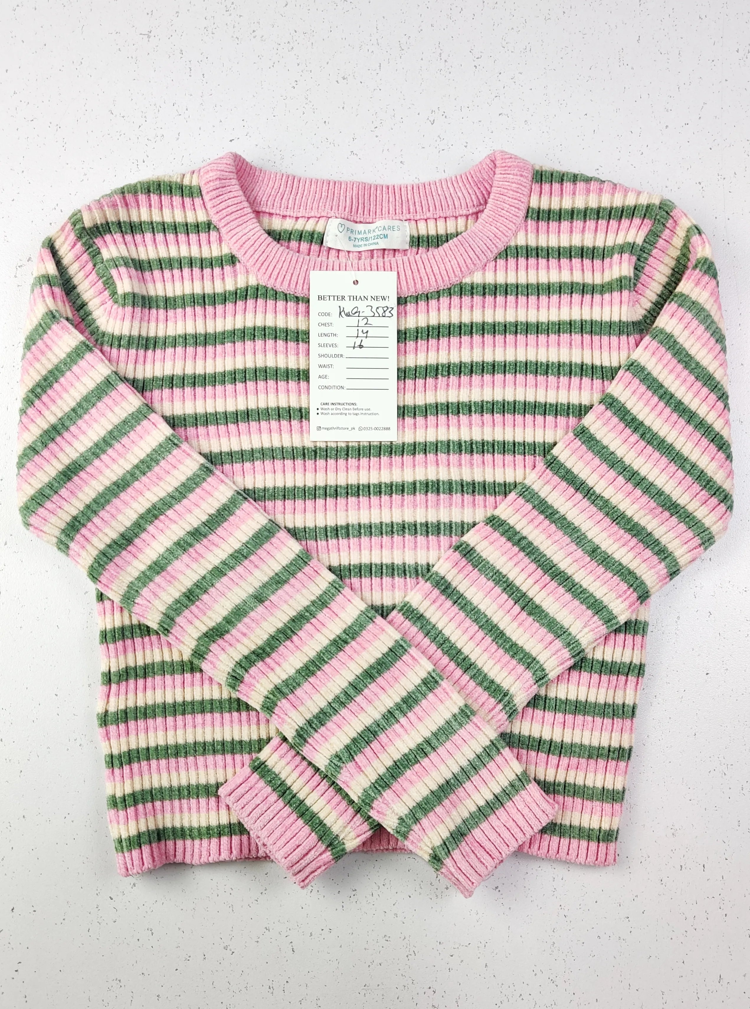 Buy online pre-used pre-loved 100% authentic & Original branded Primark (KWG-3583) available in Pakistan. Top international brands avilable.