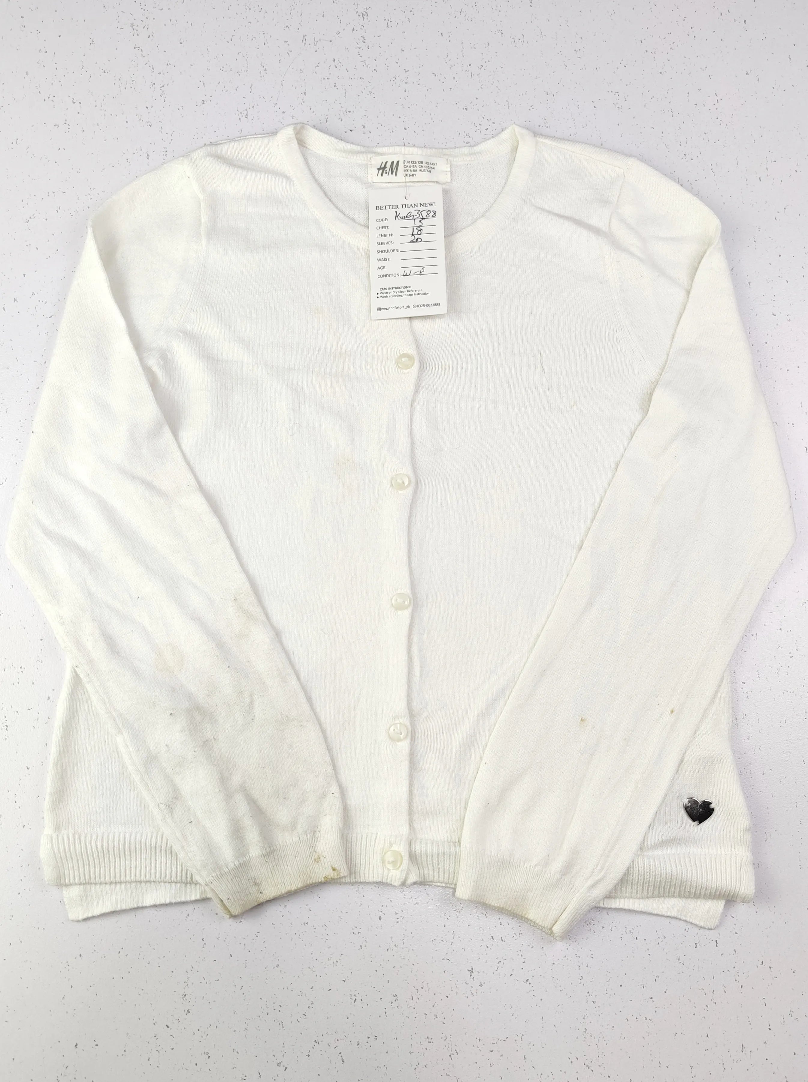 Buy online pre-used pre-loved 100% authentic & Original branded H&M (KWG-3588) available in Pakistan. Top international brands avilable.