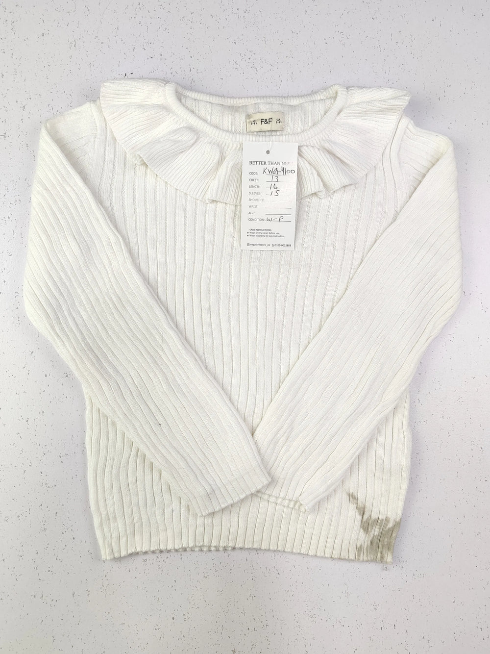 Buy online pre-used pre-loved 100% authentic & Original branded F&F (KWG-4100) available in Pakistan. Top international brands avilable.