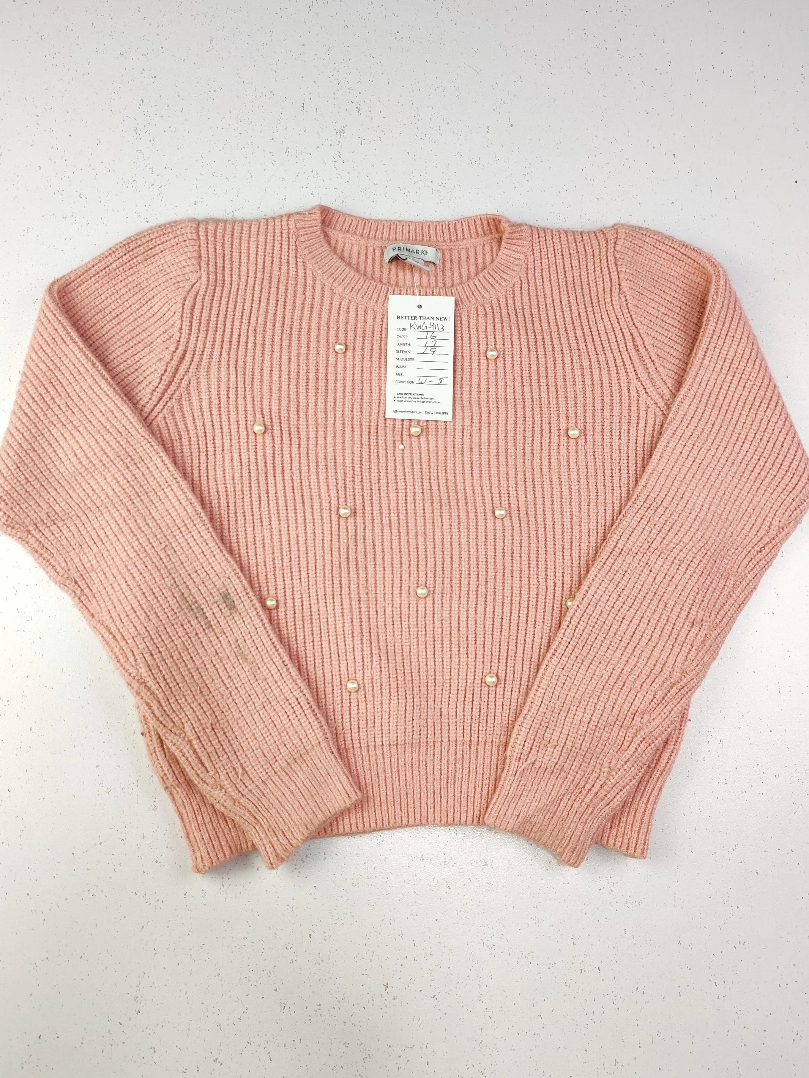 Buy online pre-used pre-loved 100% authentic & Original branded Primark (KWG-4113) available in Pakistan. Top international brands avilable.