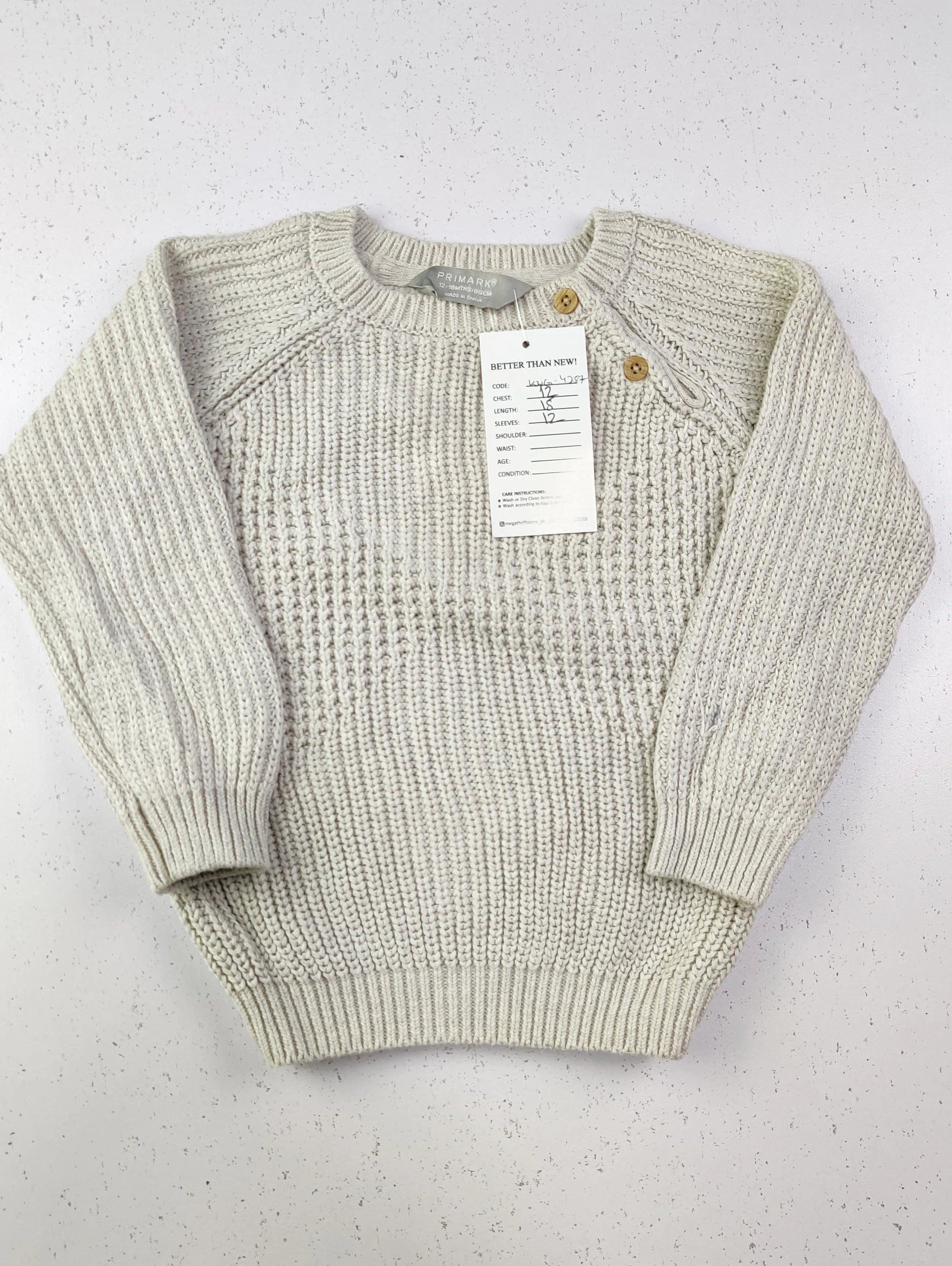 Buy online pre-used pre-loved 100% authentic & Original branded Primark (KWG-4287) available in Pakistan. Top international brands avilable.