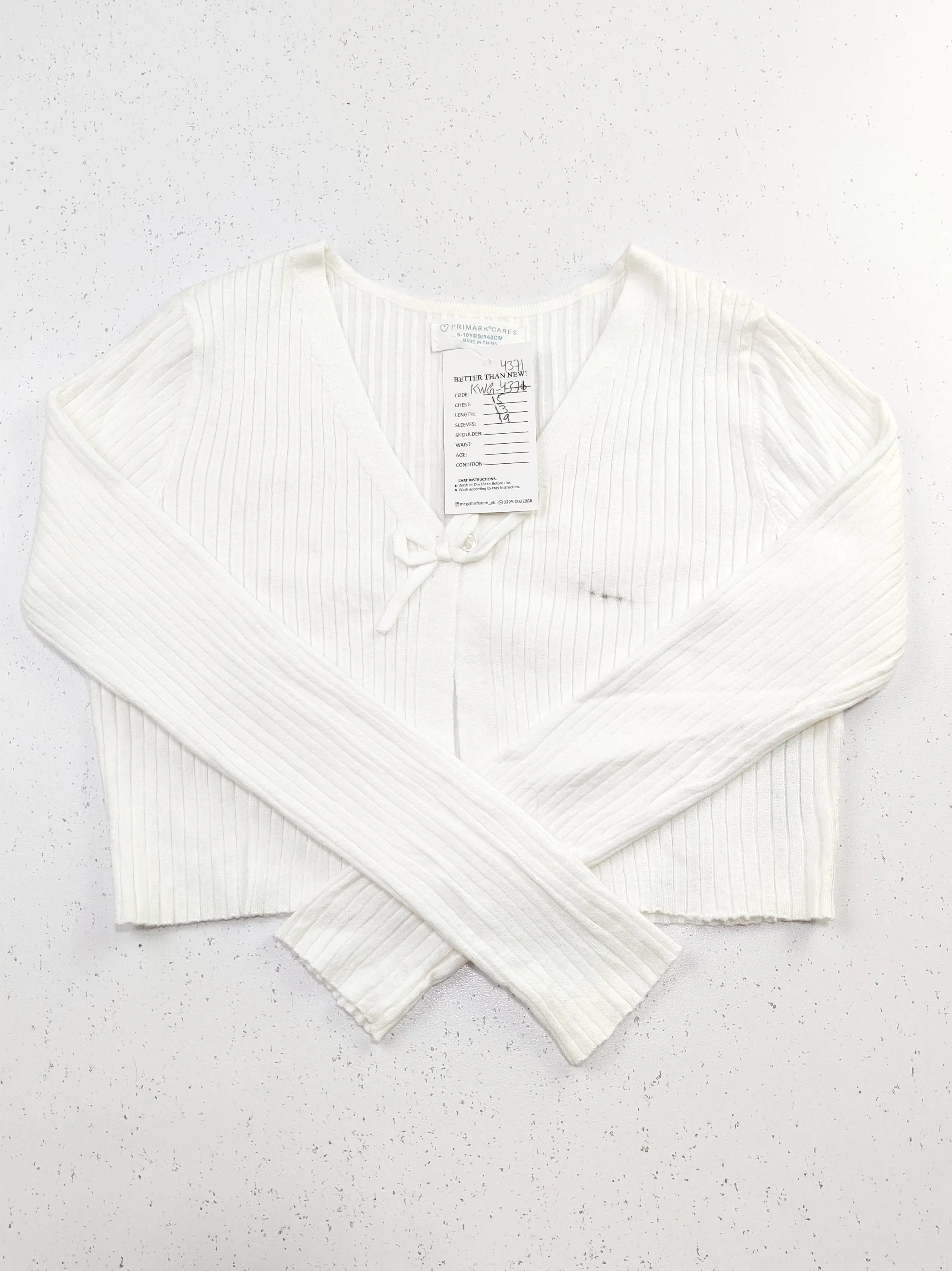 Buy online pre-used pre-loved 100% authentic & Original branded Primark (KWG-4371) available in Pakistan. Top international brands avilable.