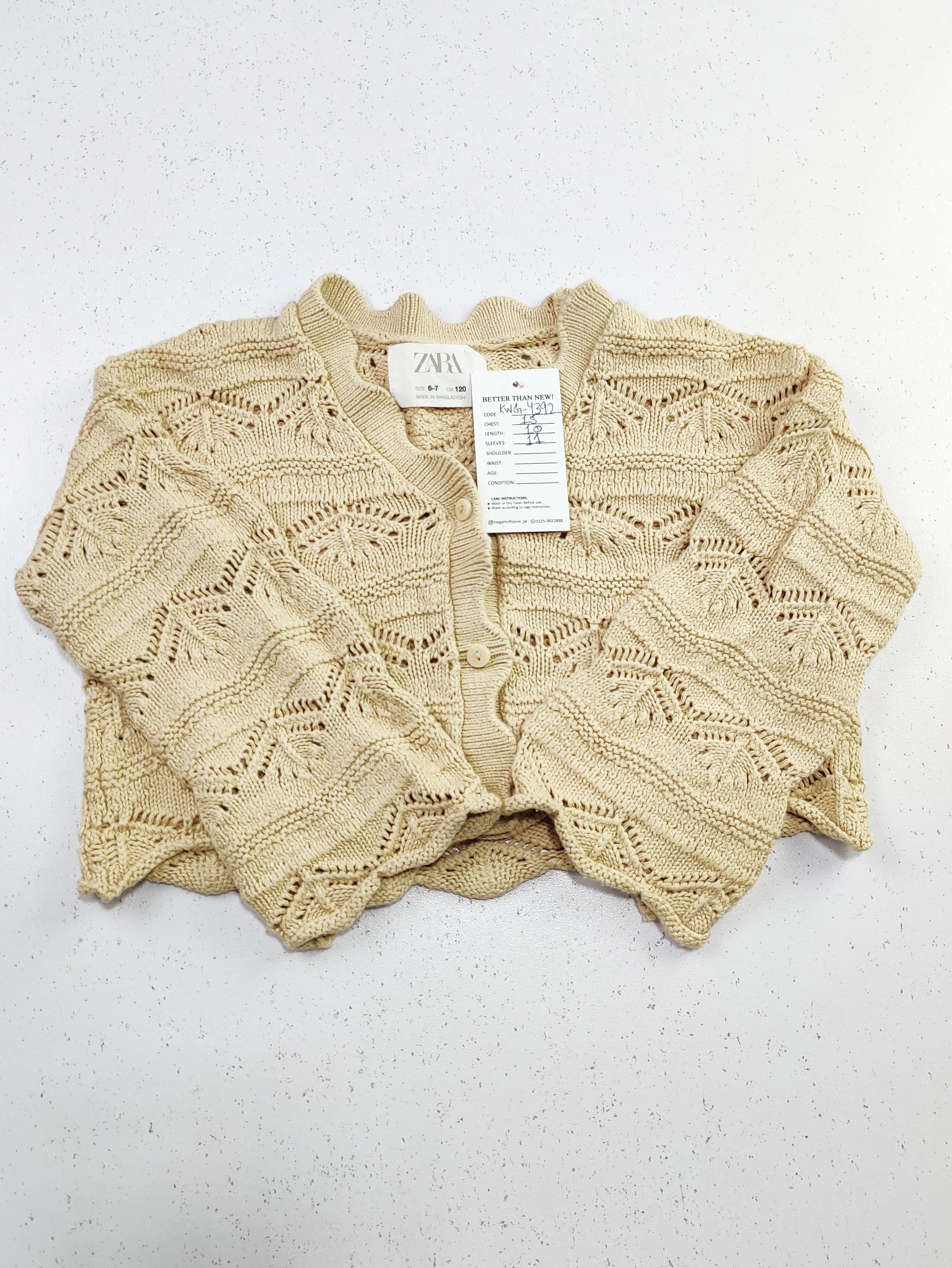 Buy online pre-used pre-loved 100% authentic & Original branded Zara (KWG-4392) available in Pakistan. Top international brands avilable.