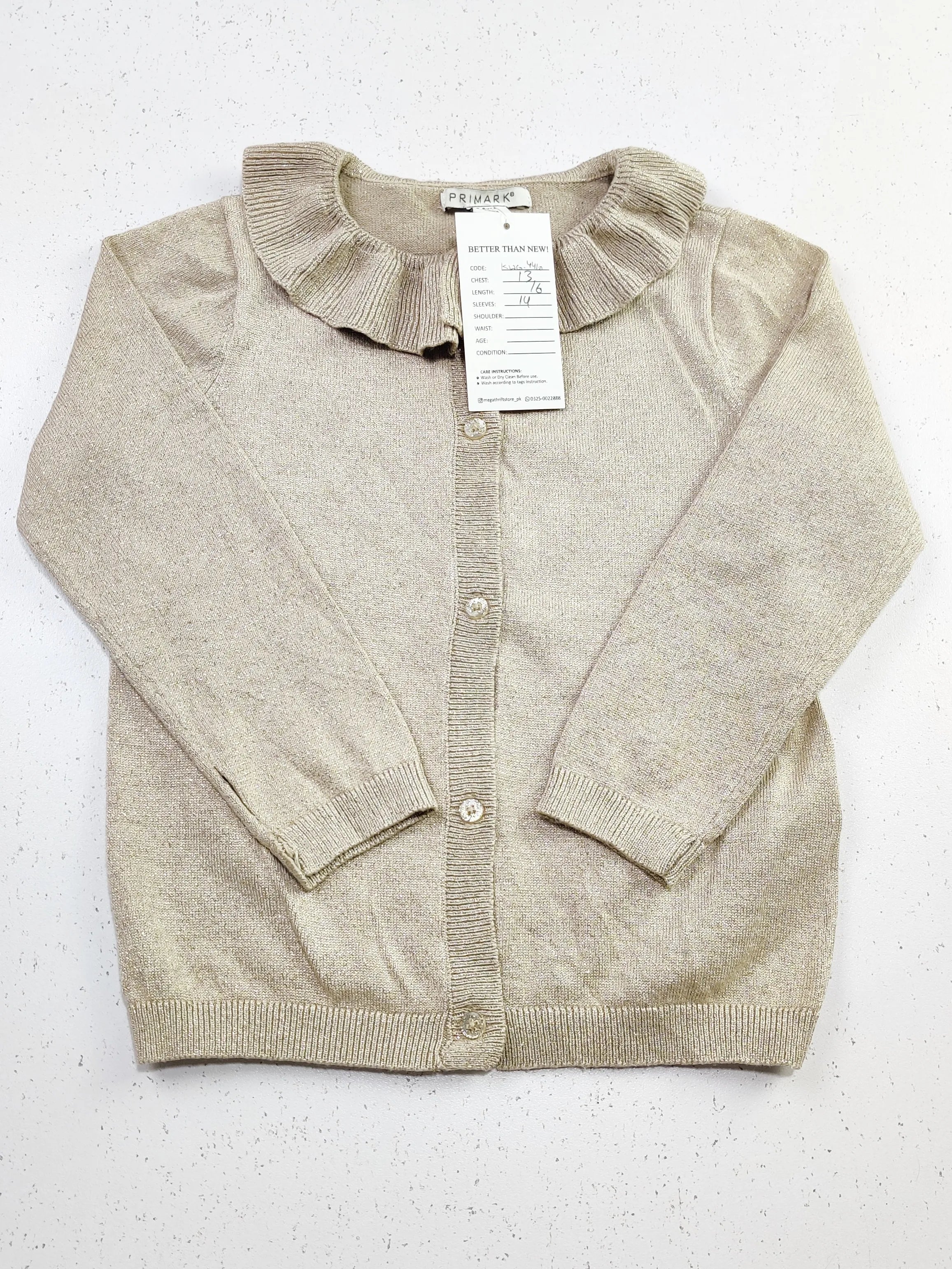 Buy online pre-used pre-loved 100% authentic & Original branded Primark (KWG-4410) available in Pakistan. Top international brands avilable.
