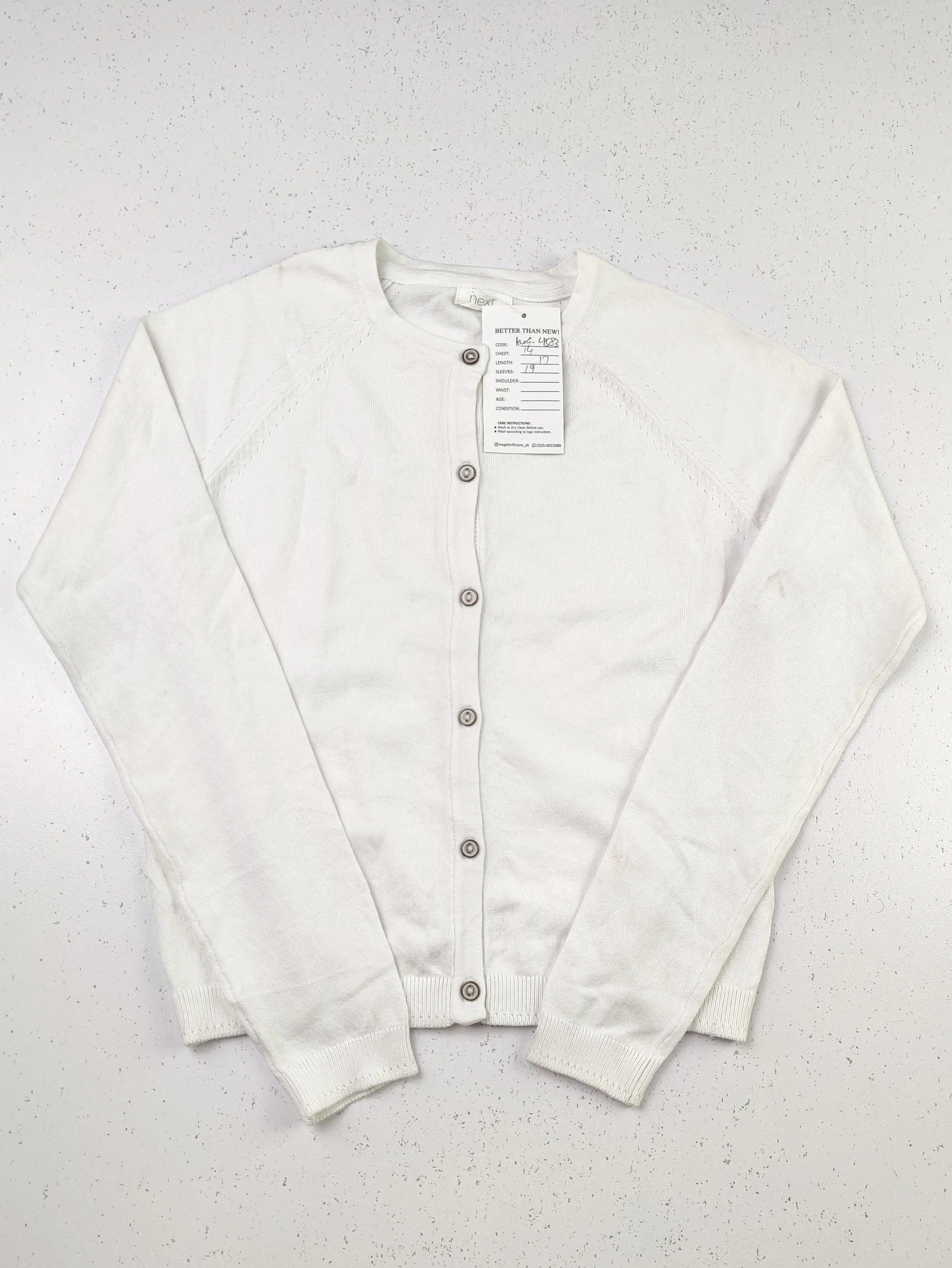 Buy online pre-used pre-loved 100% authentic & Original branded Next (KWG-4583) available in Pakistan. Top international brands avilable.