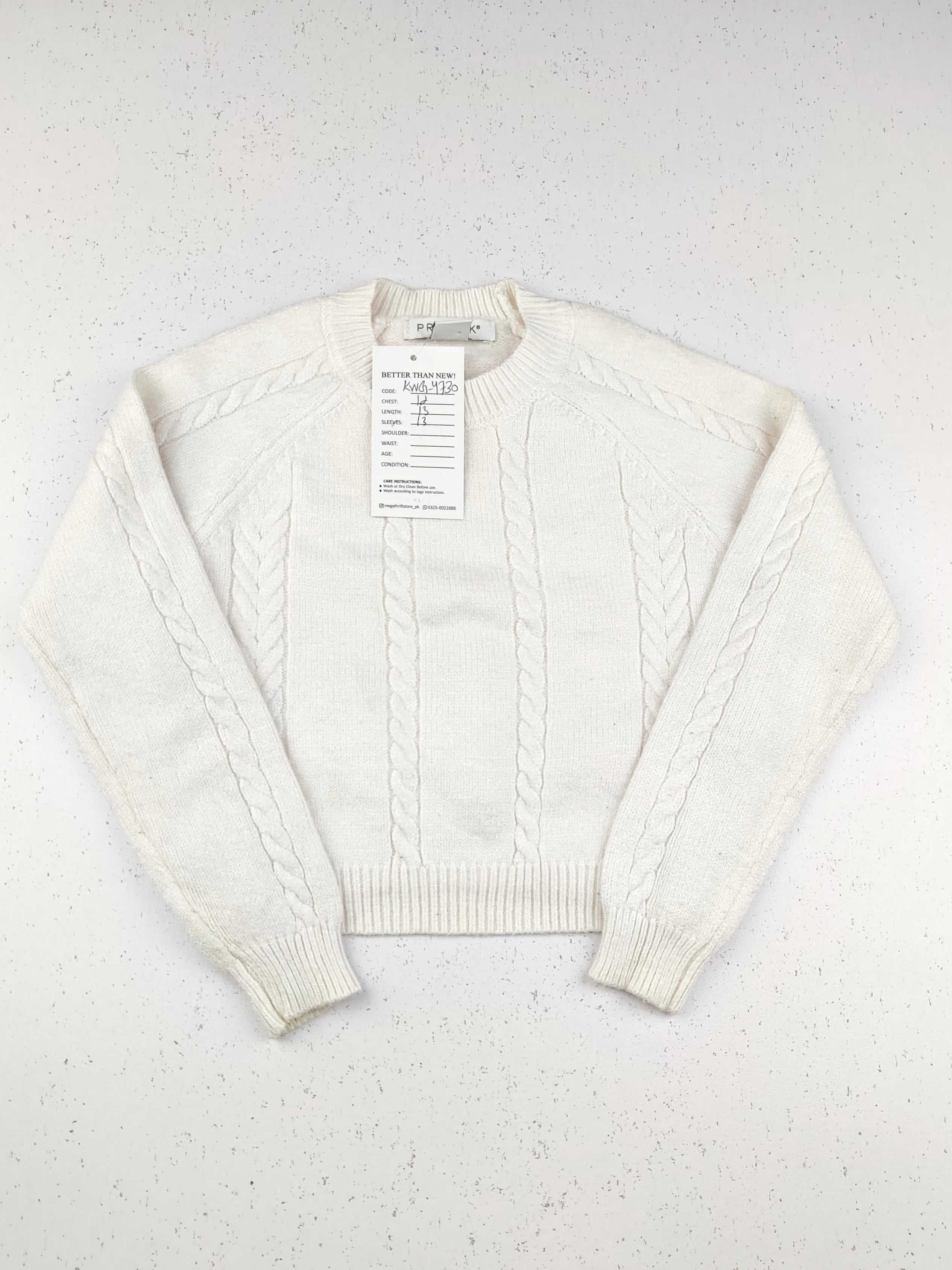 Buy online pre-used pre-loved 100% authentic & Original branded Primark (KWG-4730) available in Pakistan. Top international brands avilable.