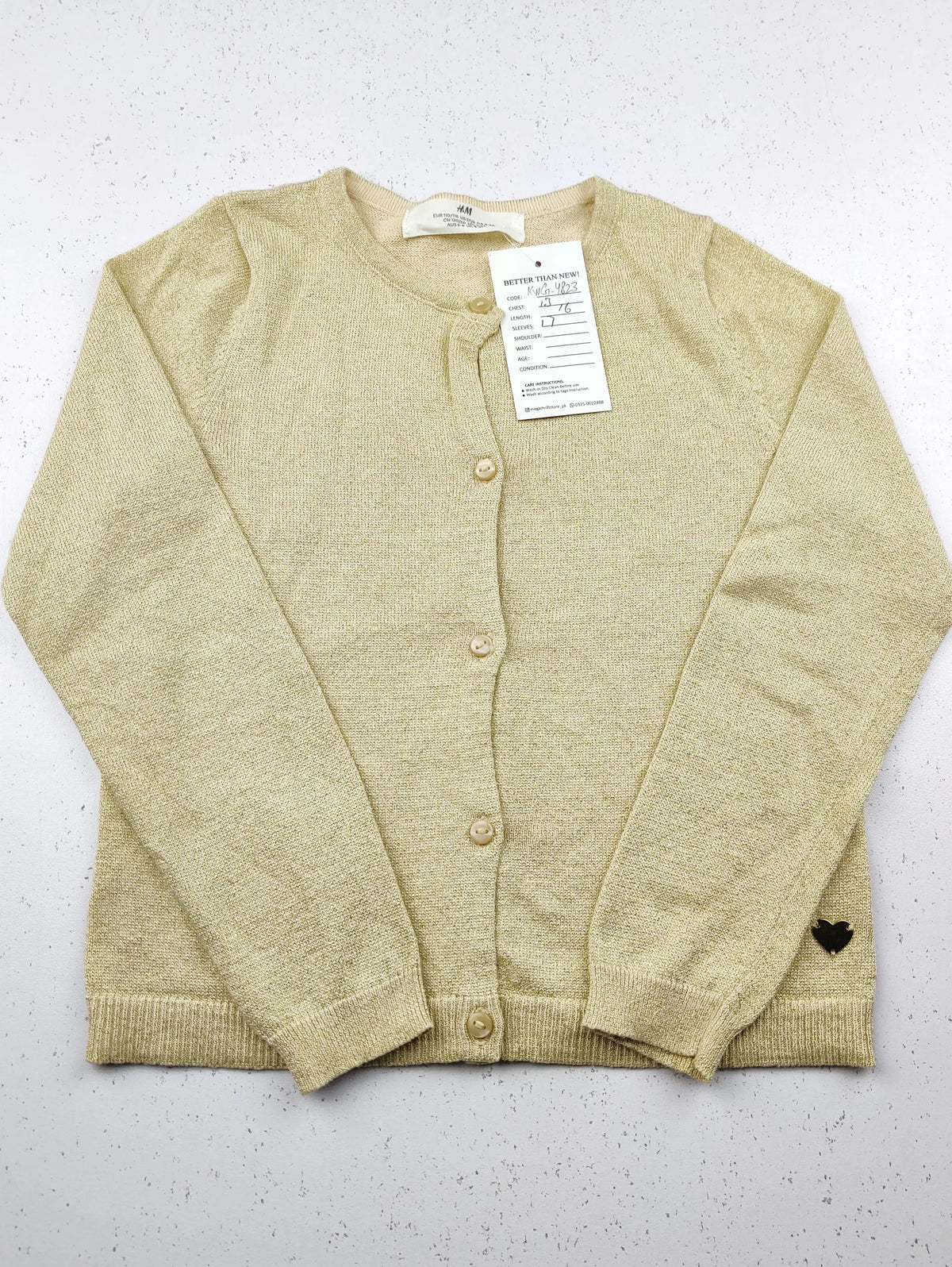 Buy online pre-used pre-loved 100% authentic & Original branded H&M (KWG-4823) available in Pakistan. Top international brands avilable.