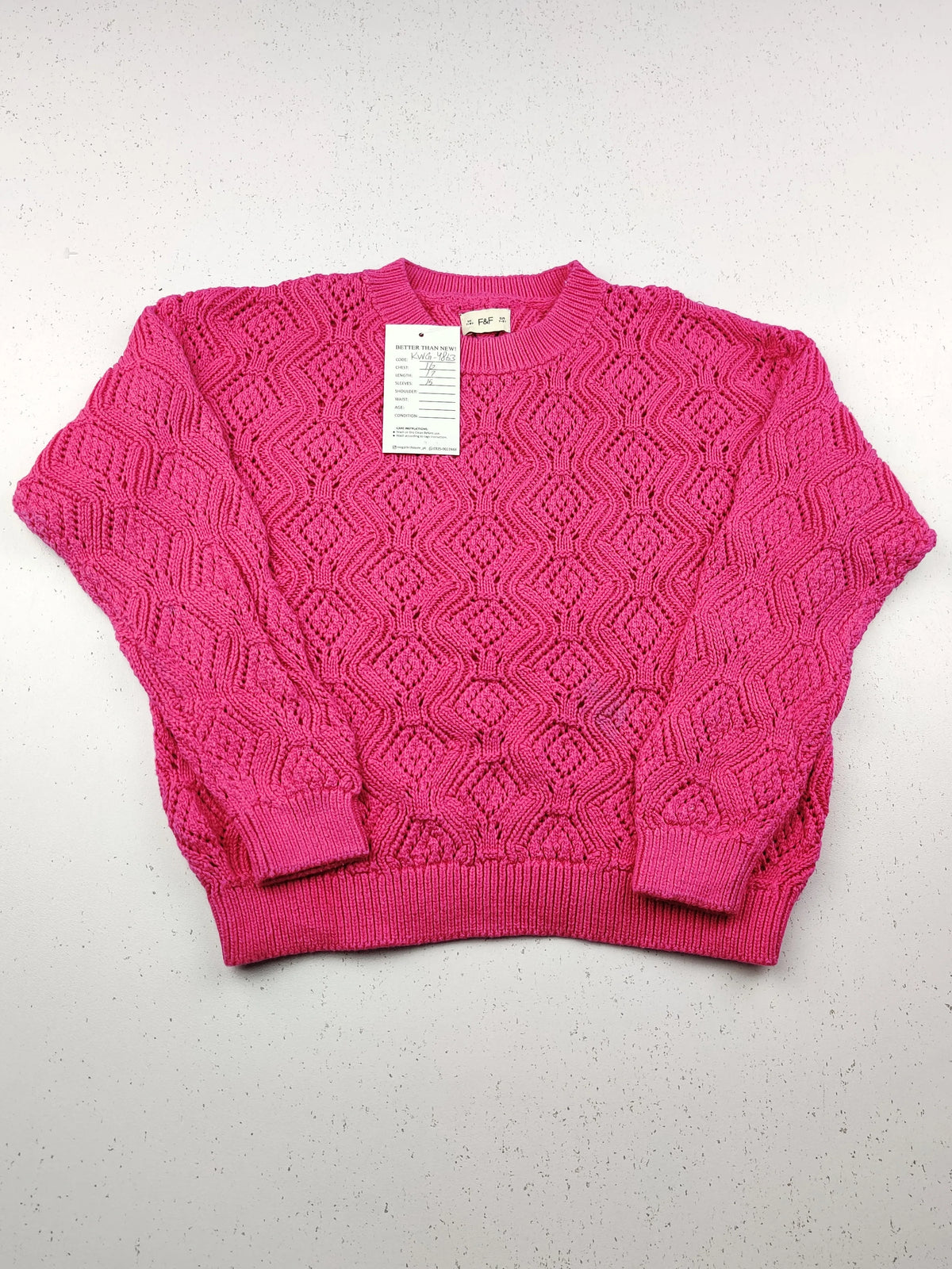 Buy online pre-used pre-loved 100% authentic & Original branded F&F (KWG-4863) available in Pakistan. Top international brands avilable.