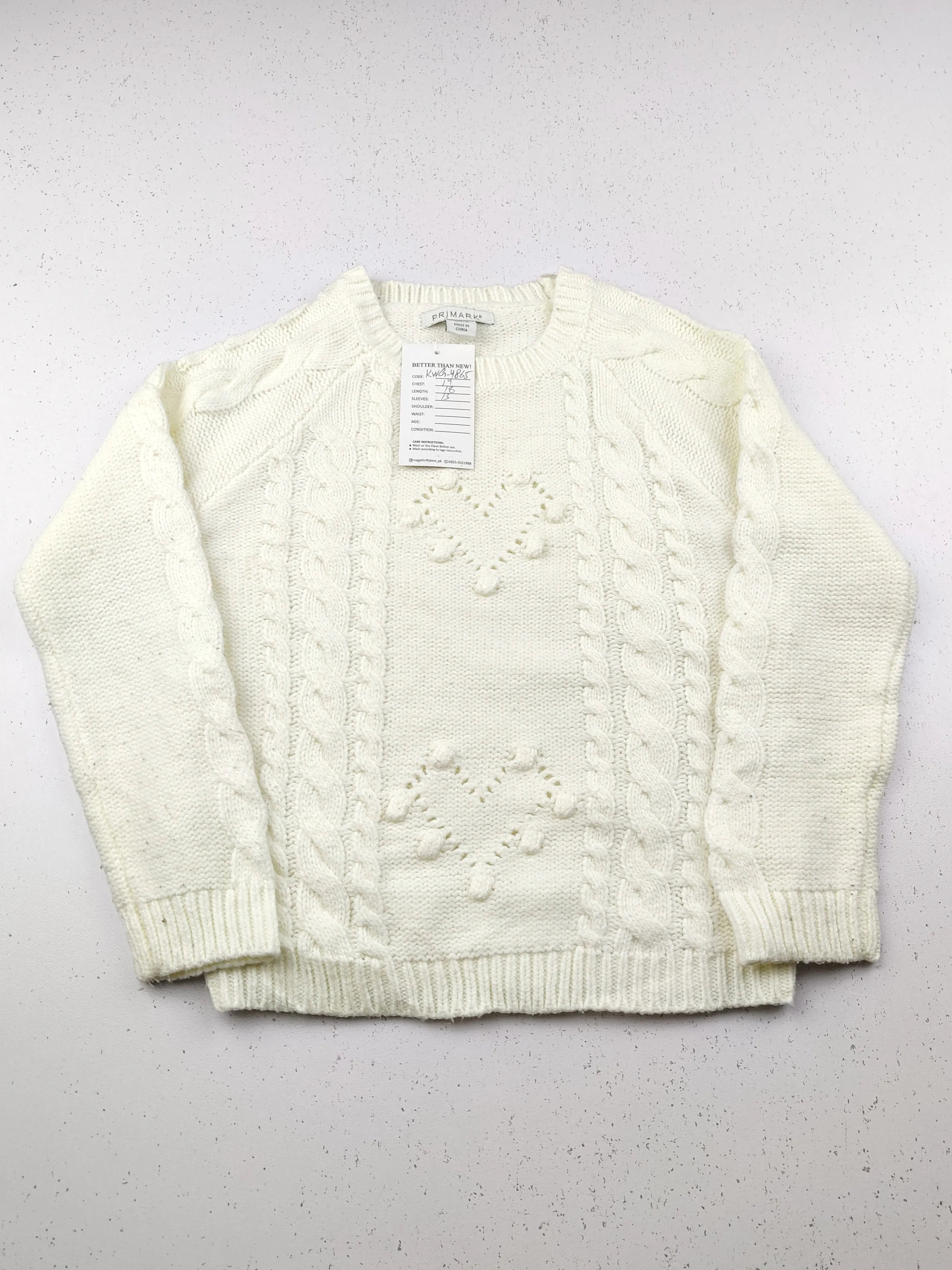 Buy online pre-used pre-loved 100% authentic & Original branded Primark (KWG-4865) available in Pakistan. Top international brands avilable.