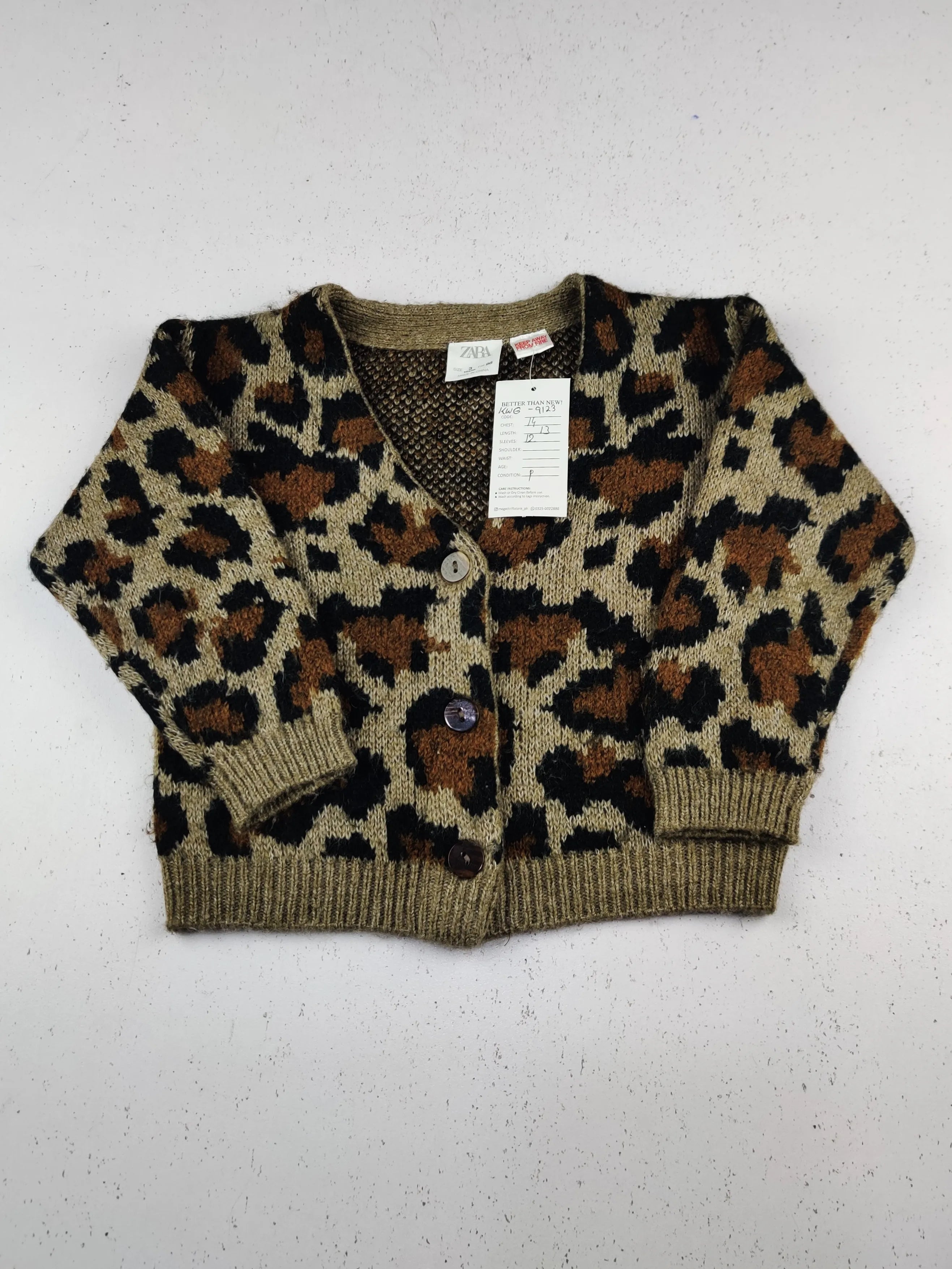 Buy online pre-used pre-loved 100% authentic & Original branded Zara (KWG-9123) available in Pakistan. Top international brands avilable.
