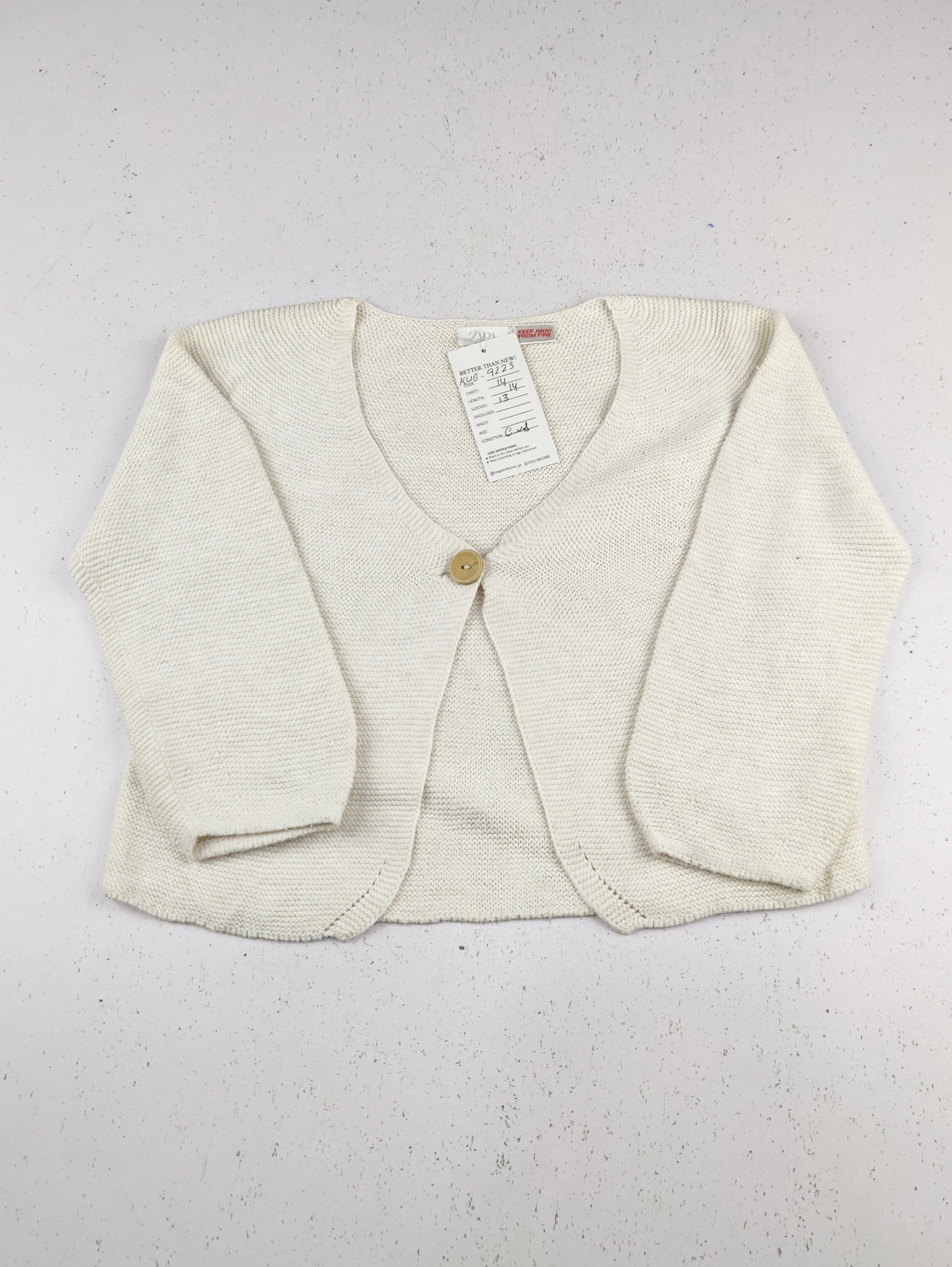 Buy online pre-used pre-loved 100% authentic & Original branded Zara (KWG-9223) available in Pakistan. Top international brands avilable.