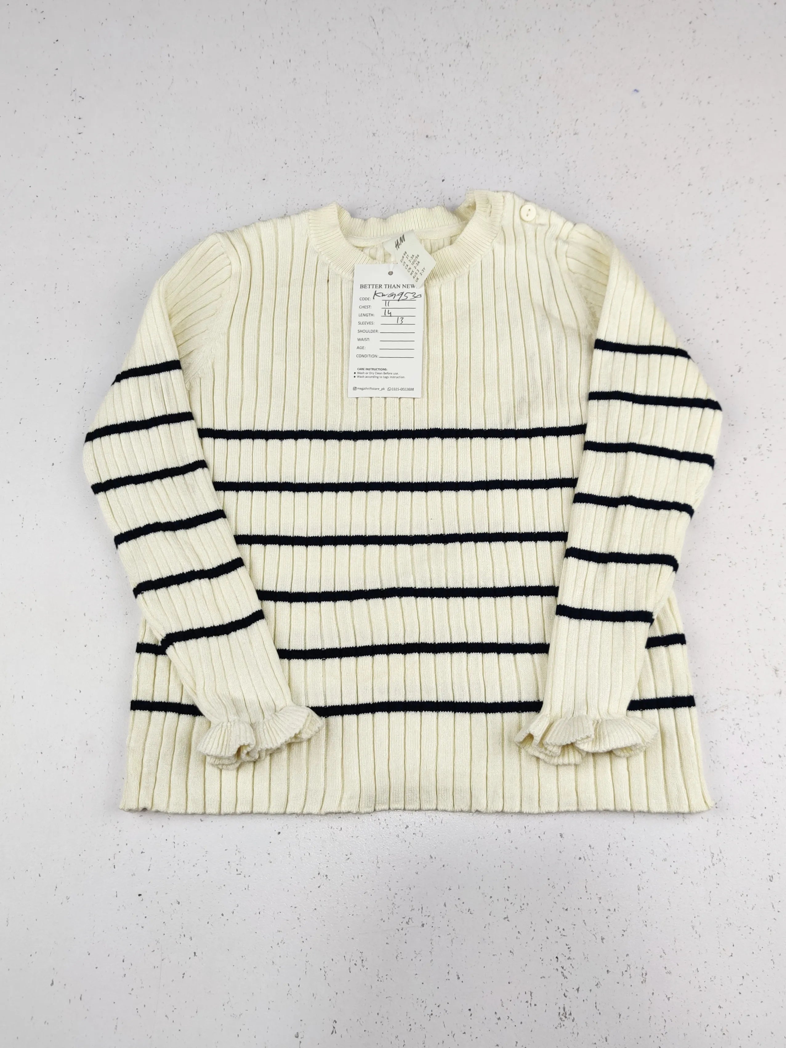 Buy online pre-used pre-loved 100% authentic & Original branded H&M (KWG-9530) available in Pakistan. Top international brands avilable.