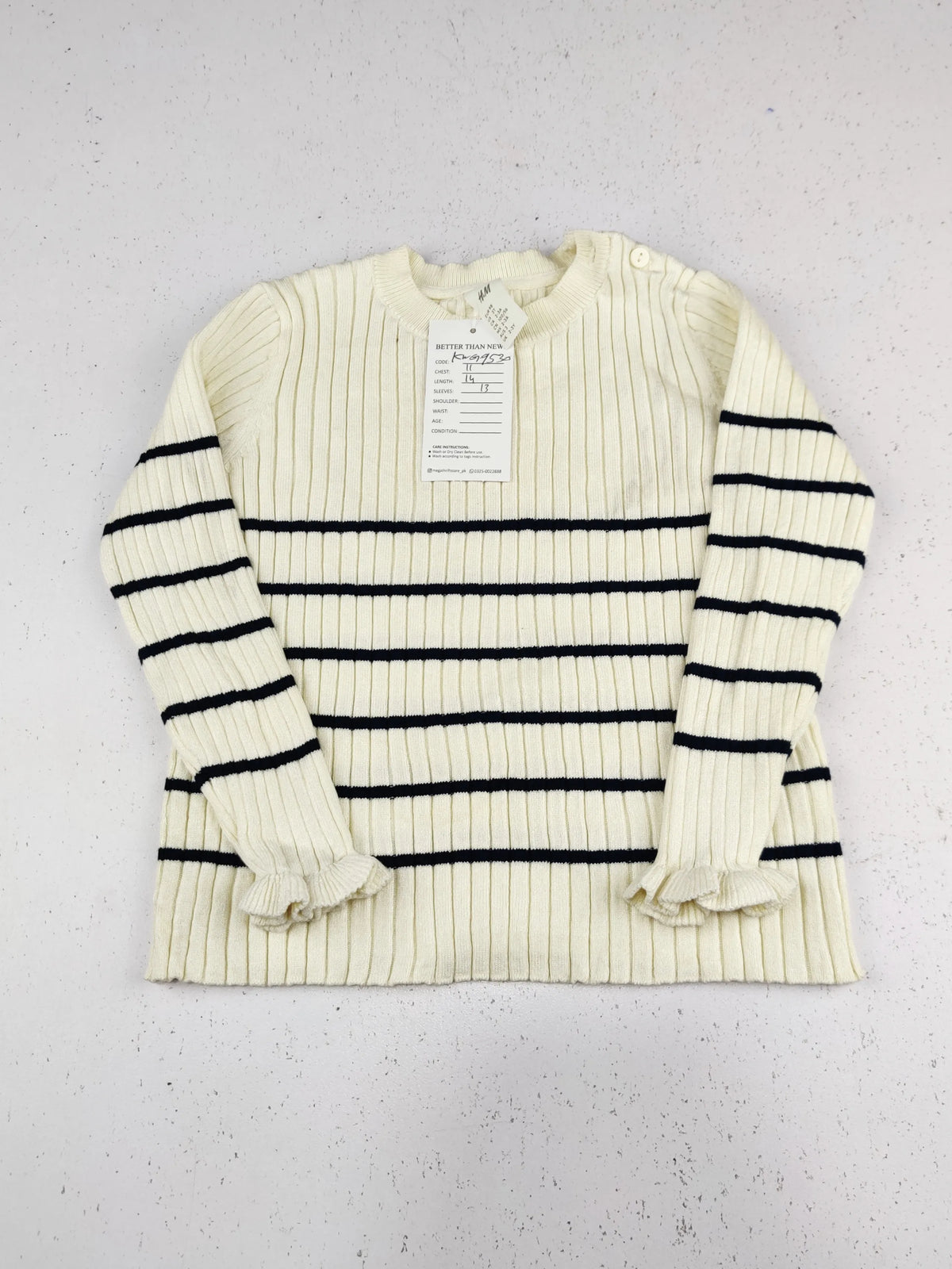 Buy online pre-used pre-loved 100% authentic & Original branded H&M (KWG-9530) available in Pakistan. Top international brands avilable.