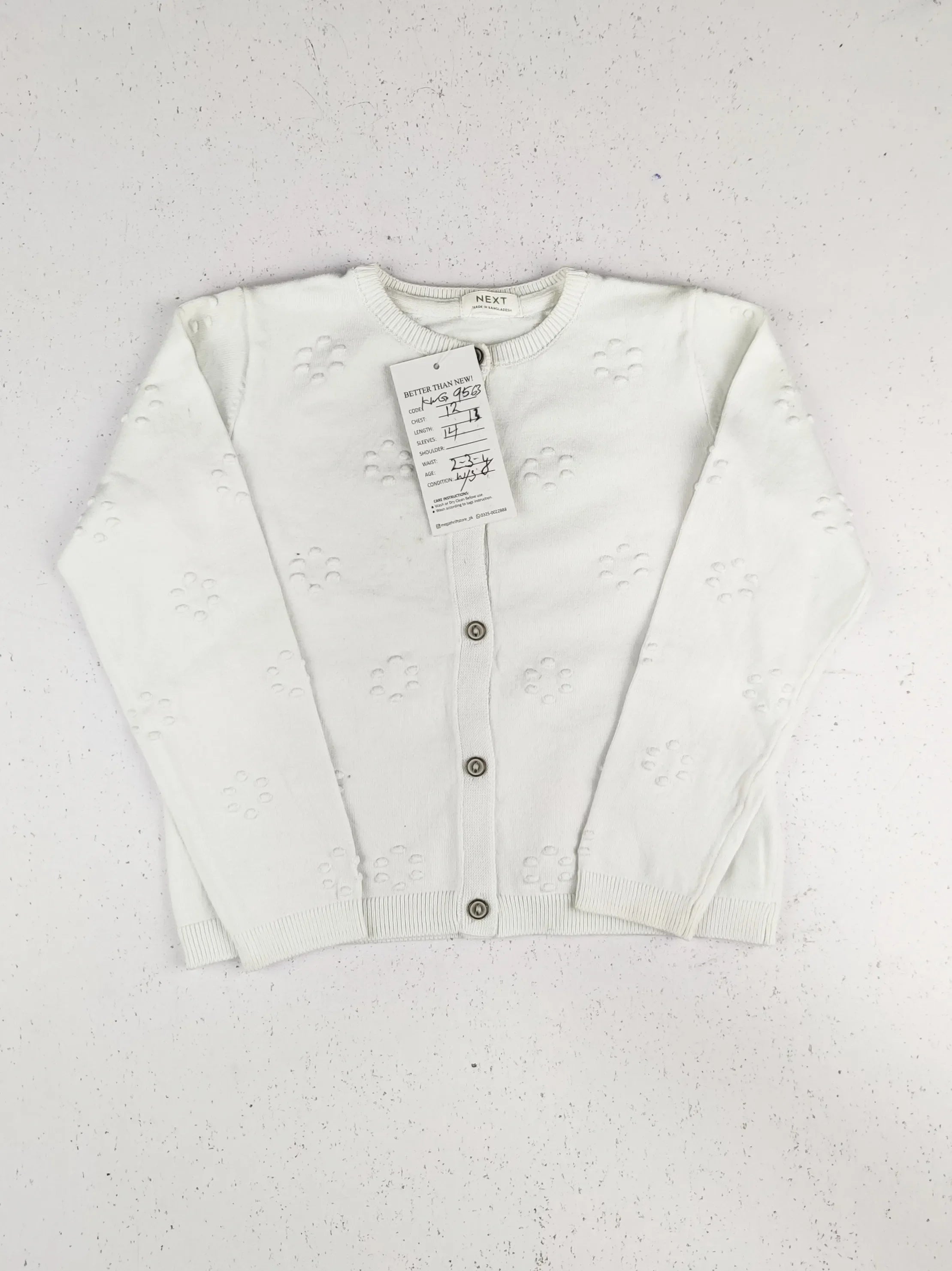 Buy online pre-used pre-loved 100% authentic & Original branded Next (KWG-9563) available in Pakistan. Top international brands avilable.