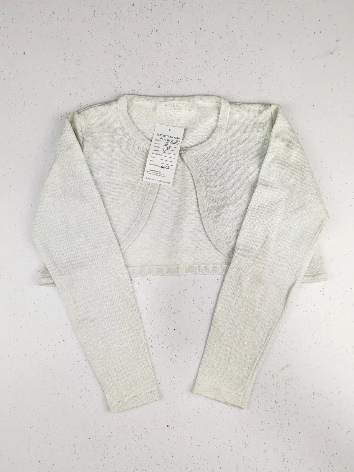 Buy online pre-used pre-loved 100% authentic & Original branded Bolerose (KWG-9581) available in Pakistan. Top international brands avilable.
