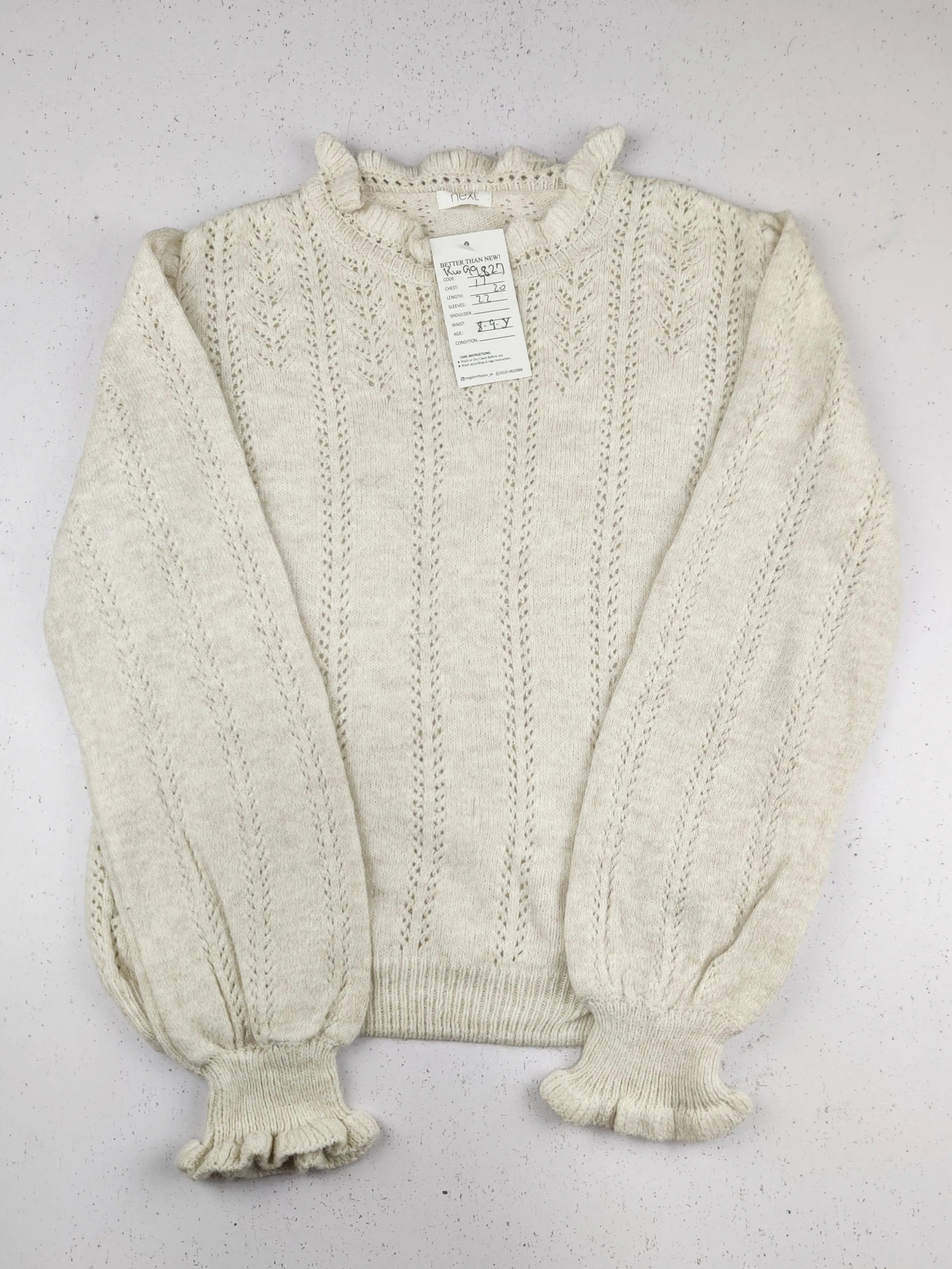 Buy online pre-used pre-loved 100% authentic & Original branded Next (KWG-9827) available in Pakistan. Top international brands avilable.