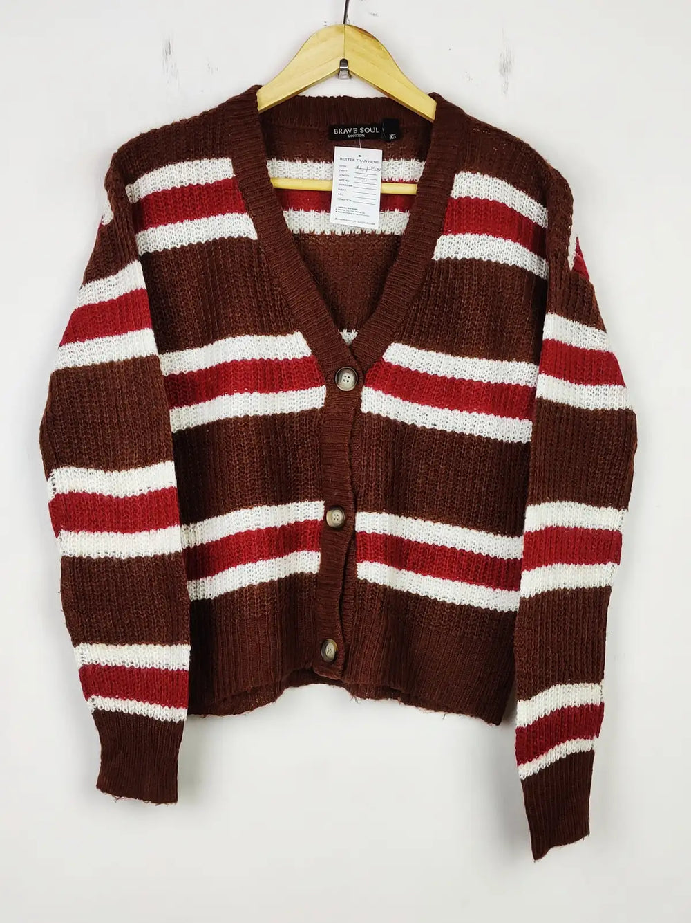 Buy online pre-used pre-loved 100% authentic & Original branded Brave Soul (LS-12938) available in Pakistan. Top international brands avilable.