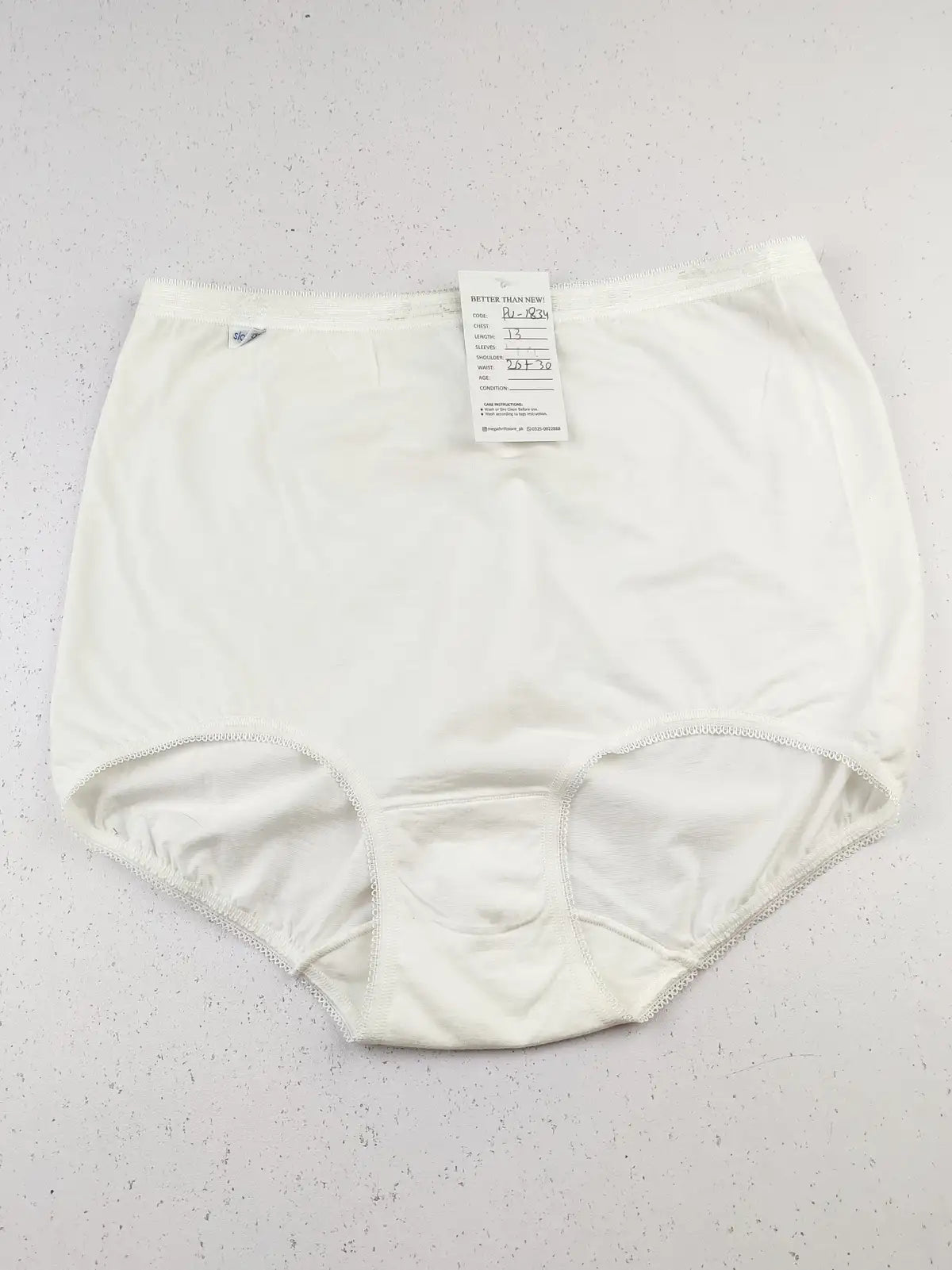 Buy online pre-used pre-loved 100% authentic & Original branded Sloggi (PU-1834) available in Pakistan. Top international brands avilable.